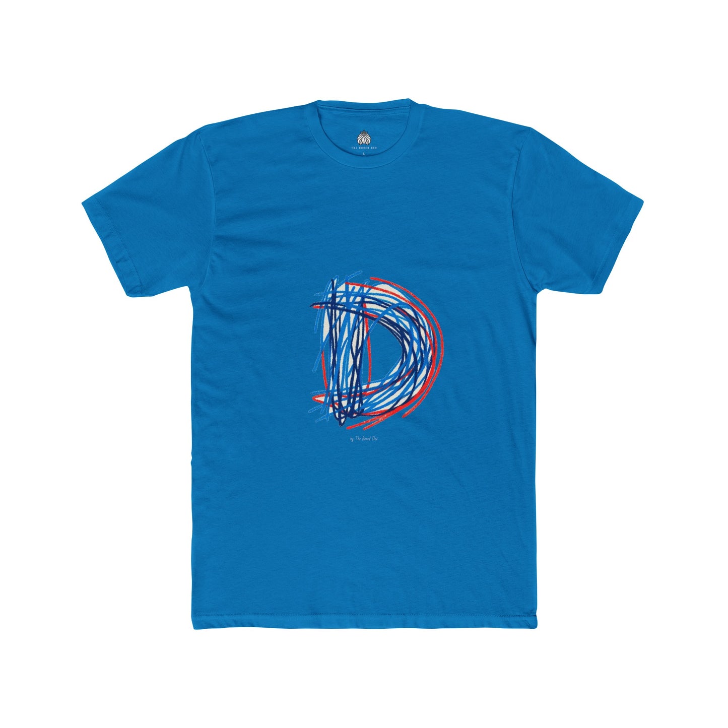 Scribbles (Letter D) T-Shirt - Men