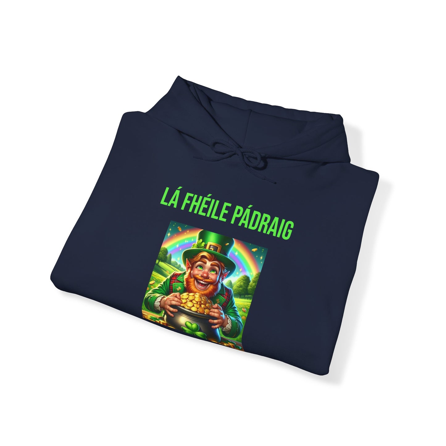 Lá fhéile Pádraig/St Patrick's Day - Unisex Heavy Blend™ Hooded Sweatshirt