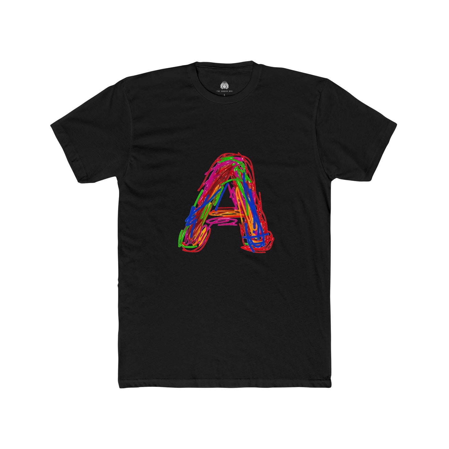 Scribbles (Letter A) T-Shirt - Men
