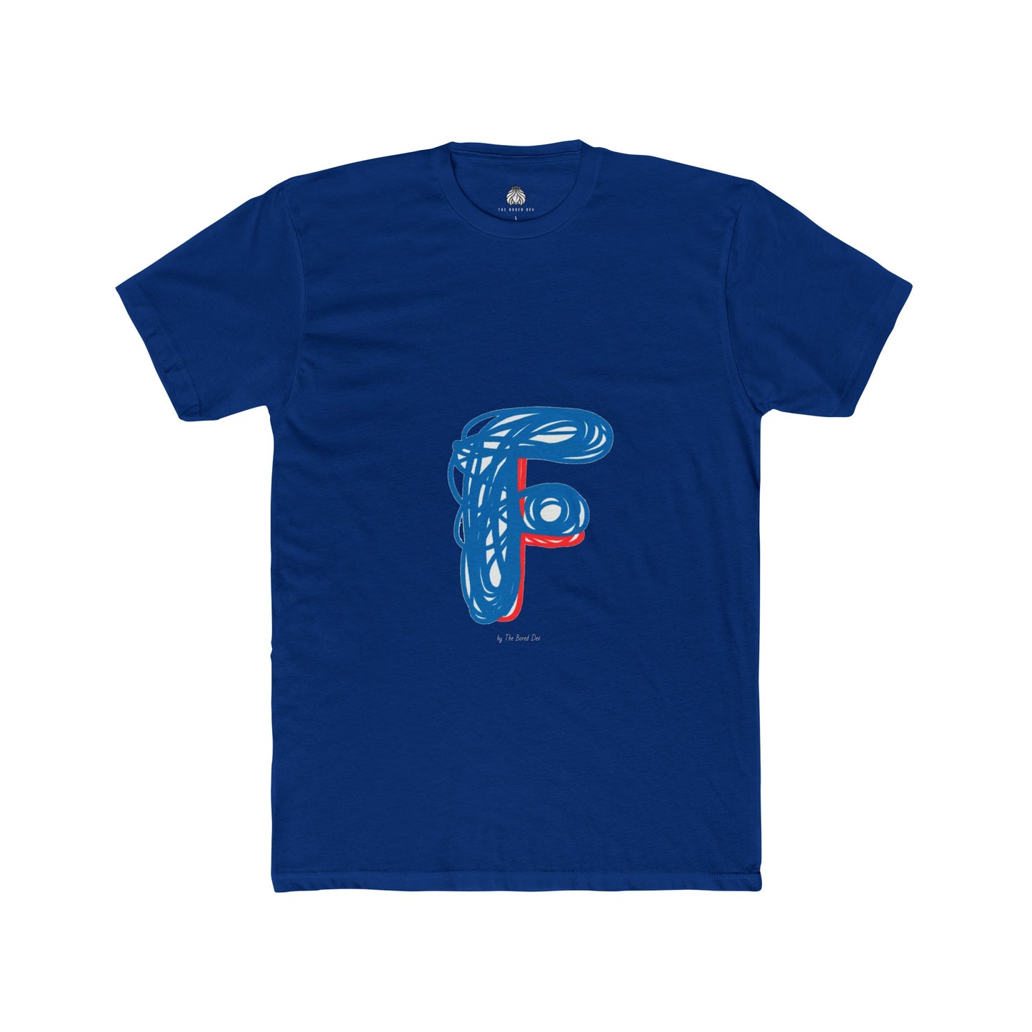 Scribbles (Letter F) T-Shirt - Men