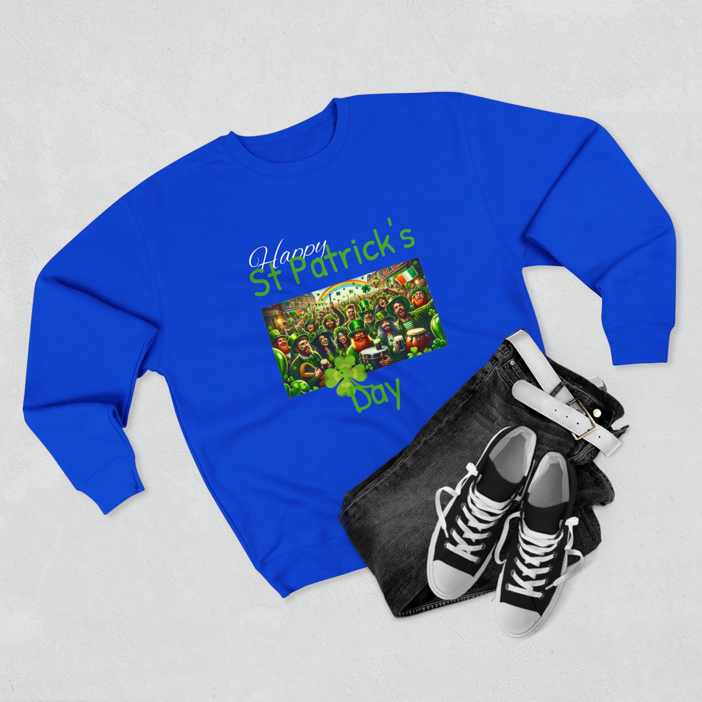 Happy St Patrick's Day - Unisex Crewneck Sweatshirt