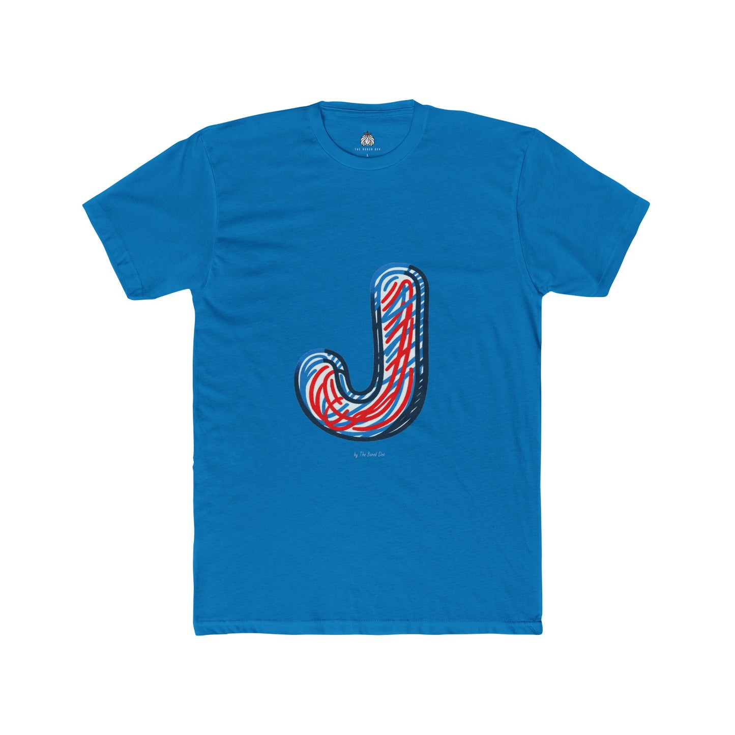 Scribbles (Letter J) T-Shirt - Men