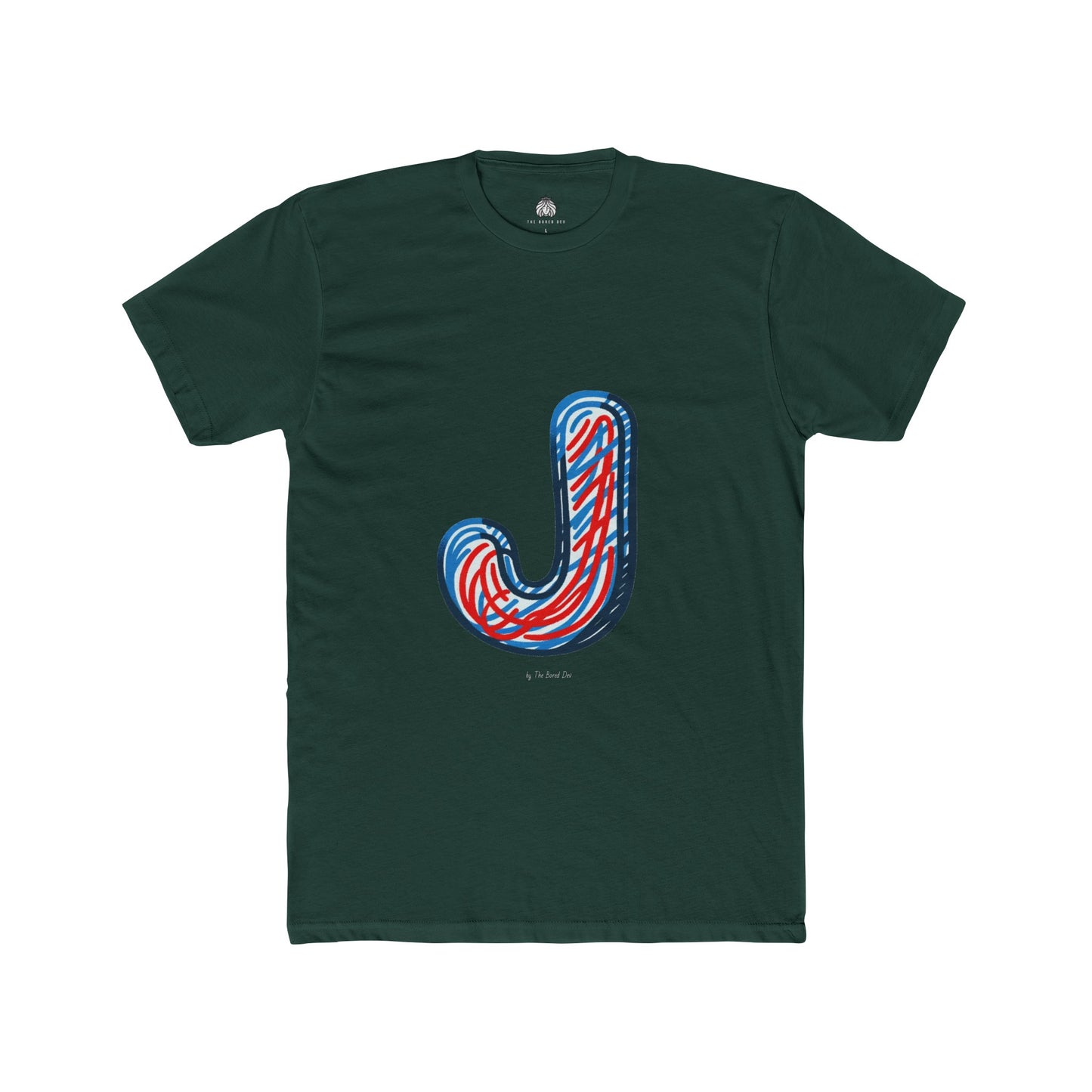 Scribbles (Letter J) T-Shirt - Men