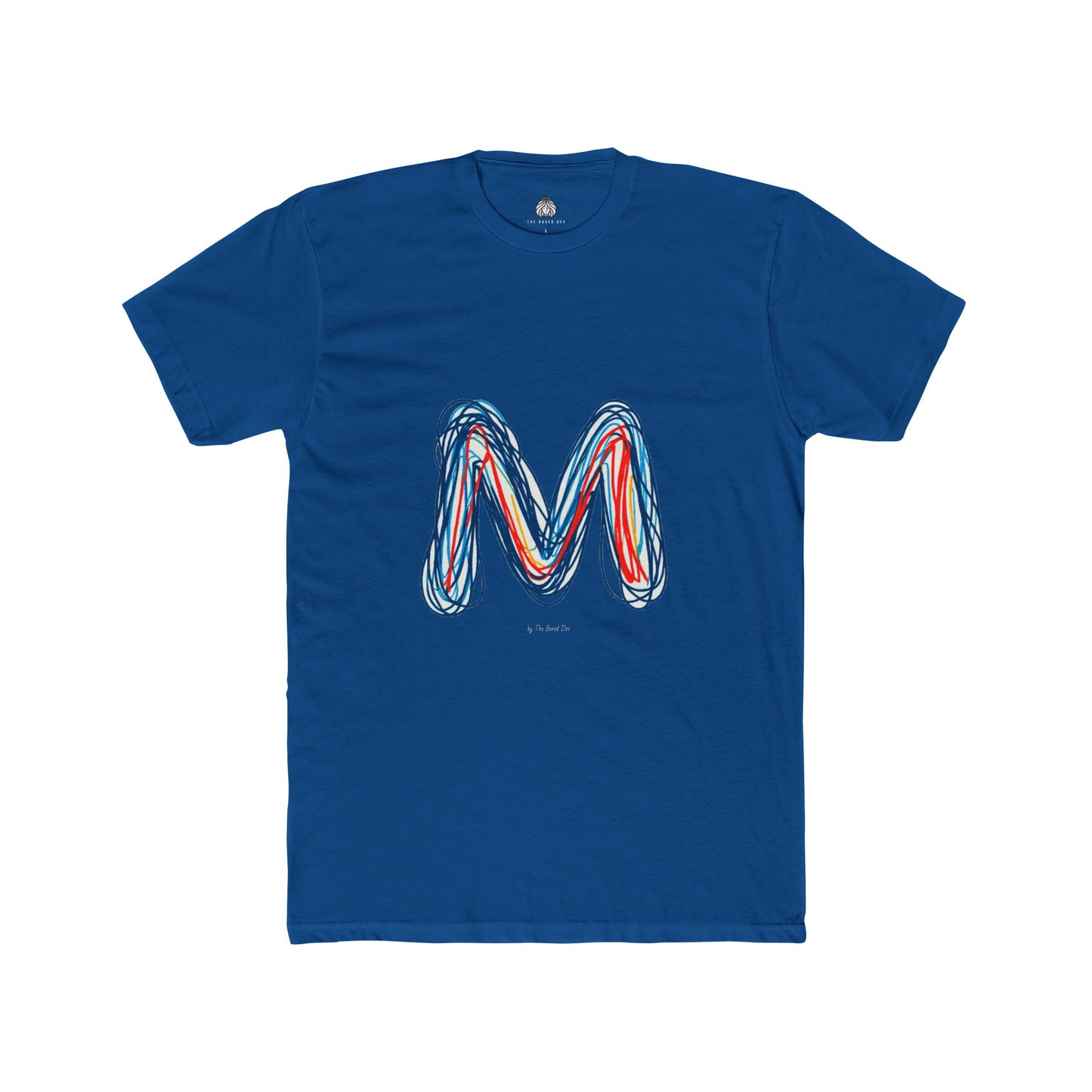 Scribbles (Letter M) T-Shirt - Men