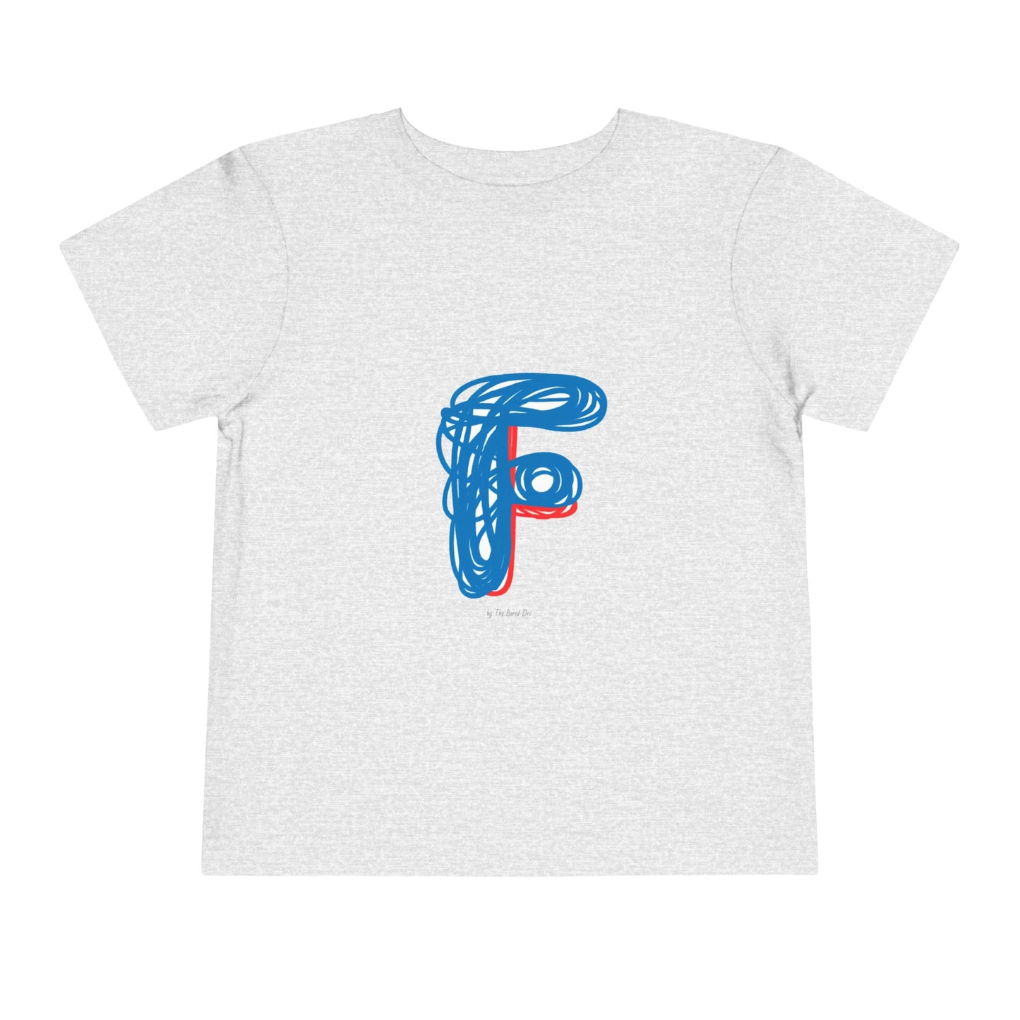 Scribbles (Letter F) T-Shirt - Toddler Short Sleeve Tee