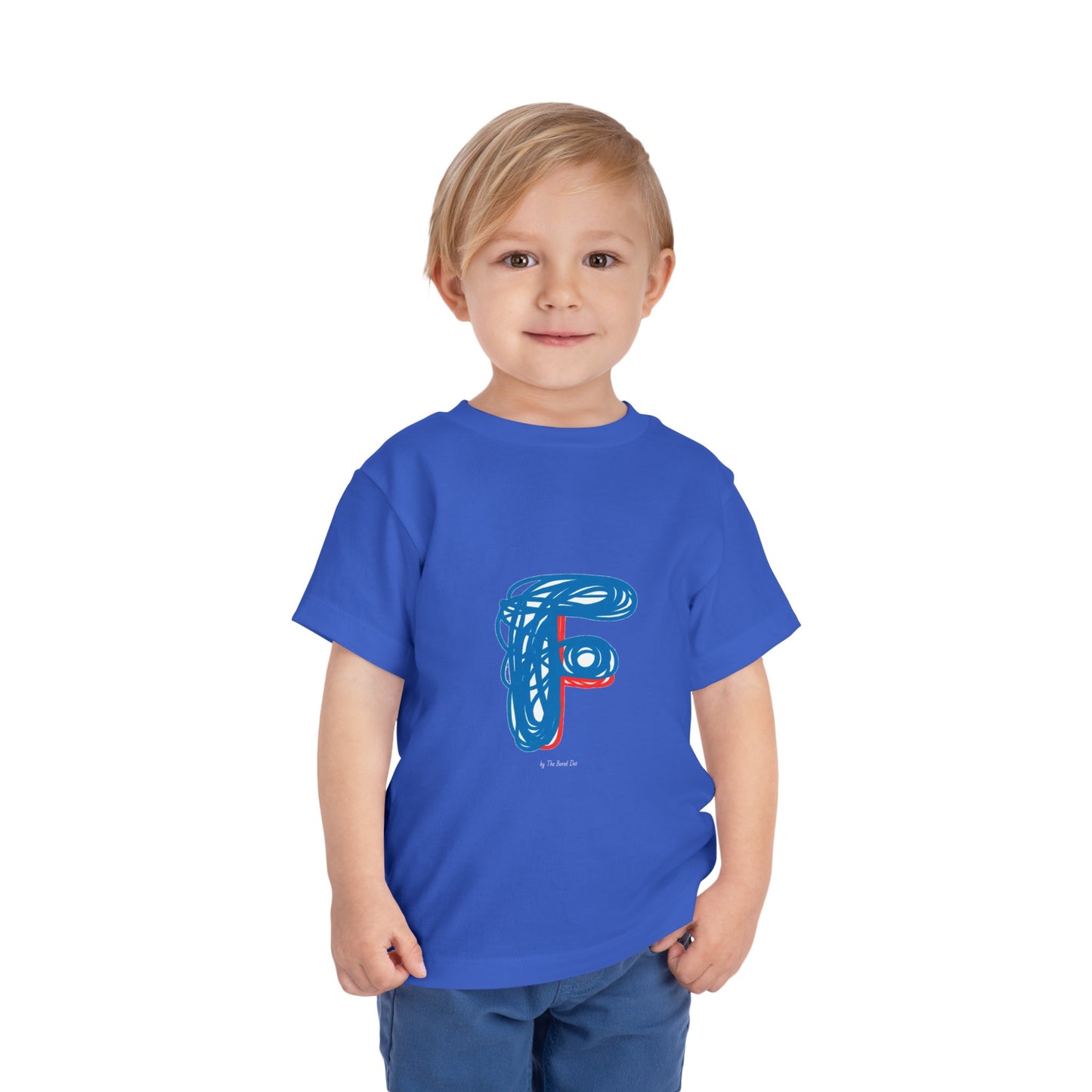 Scribbles (Letter F) T-Shirt - Toddler Short Sleeve Tee