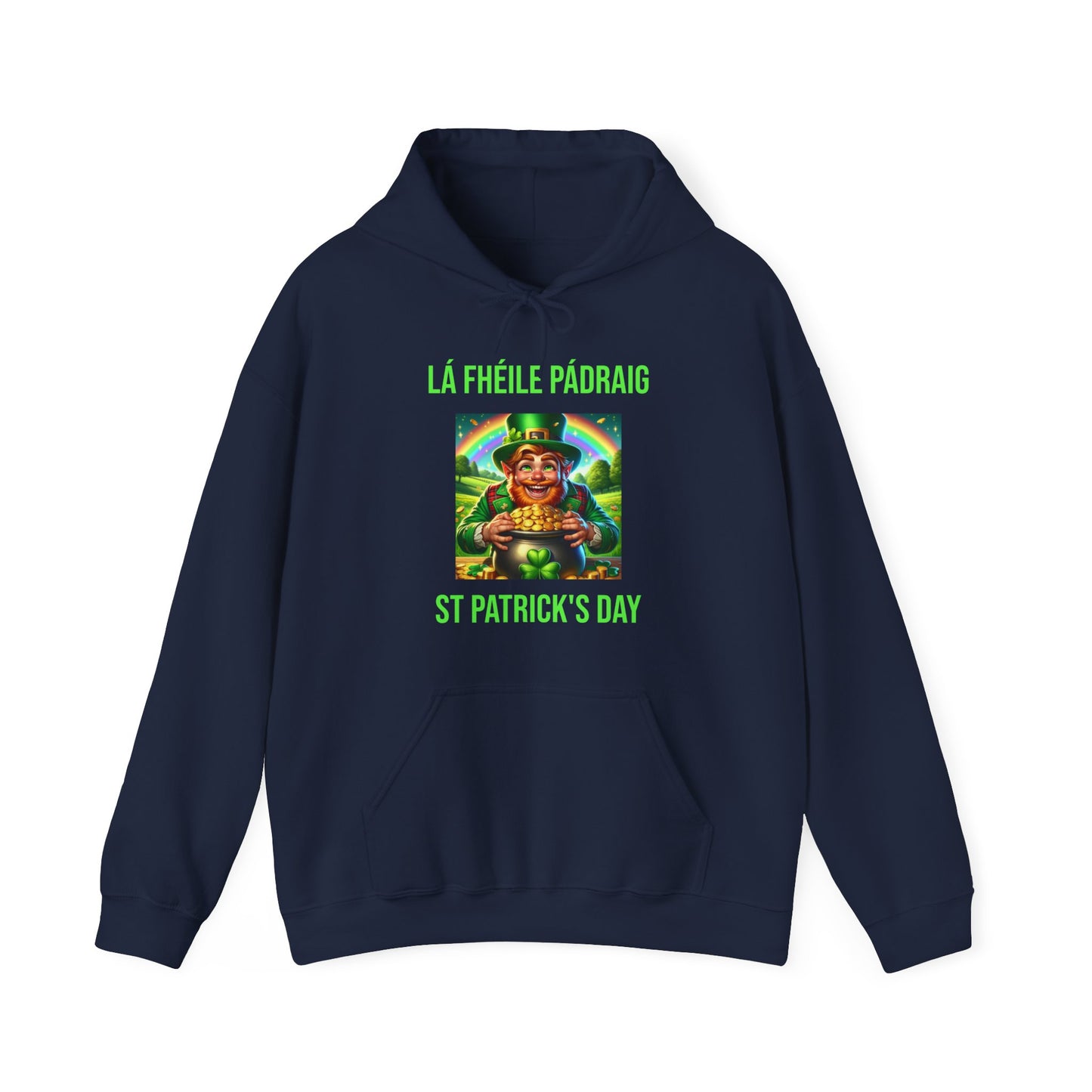 Lá fhéile Pádraig/St Patrick's Day - Unisex Heavy Blend™ Hooded Sweatshirt