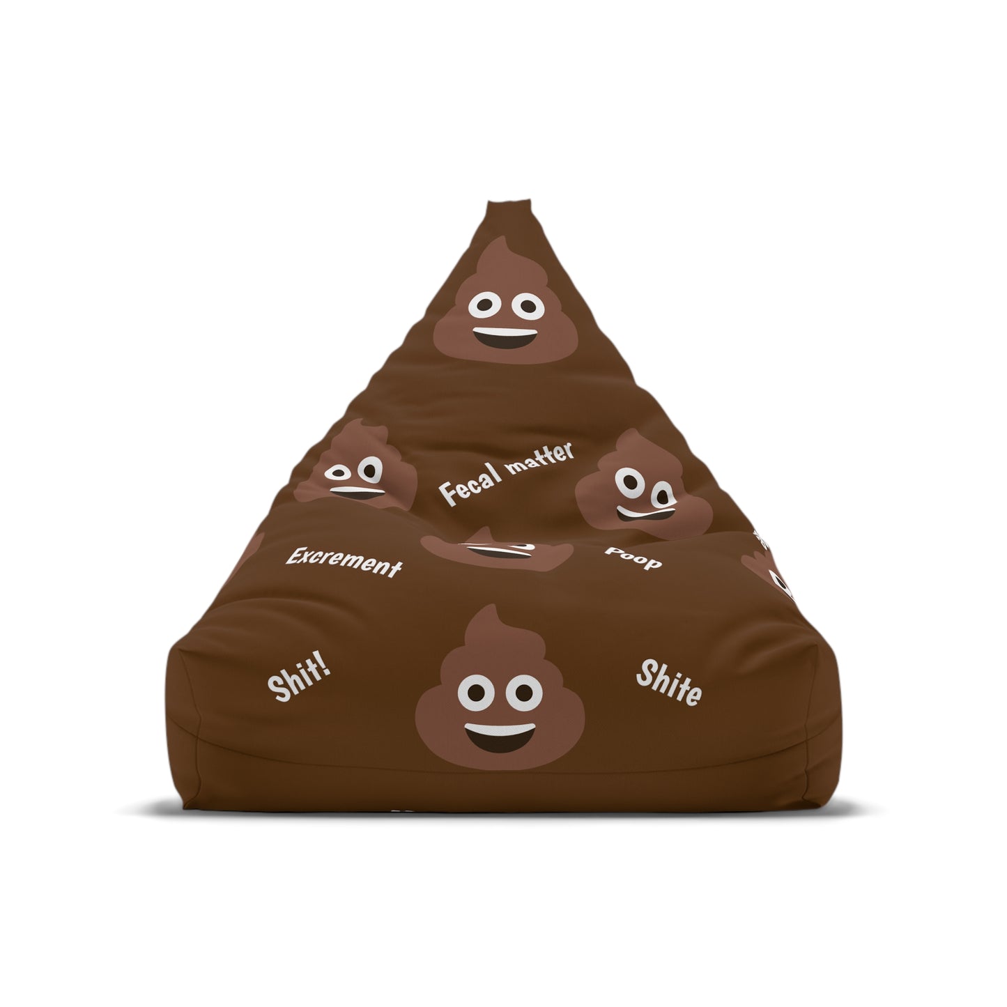 Funny Shit Bean Bag Chair Cover