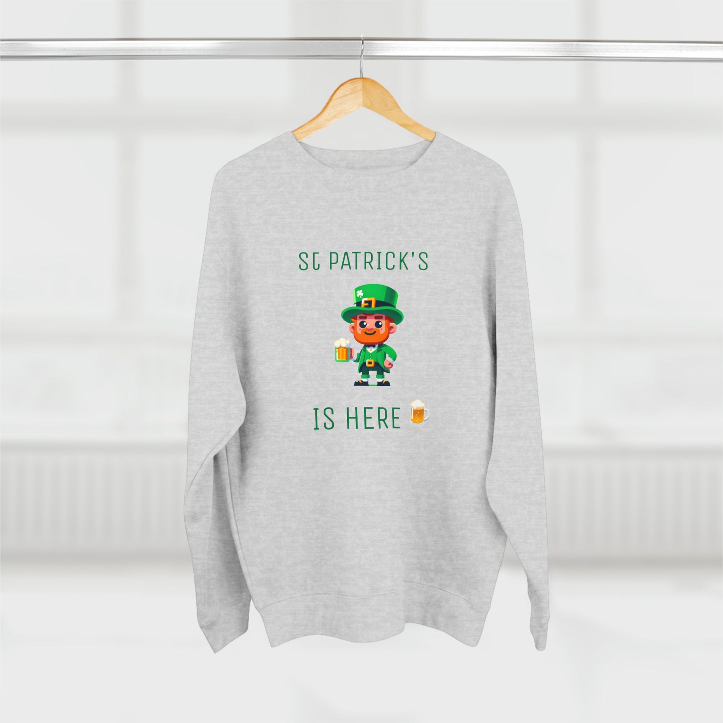 Saint Patrick's Is Here - Unisex Crewneck Sweatshirt