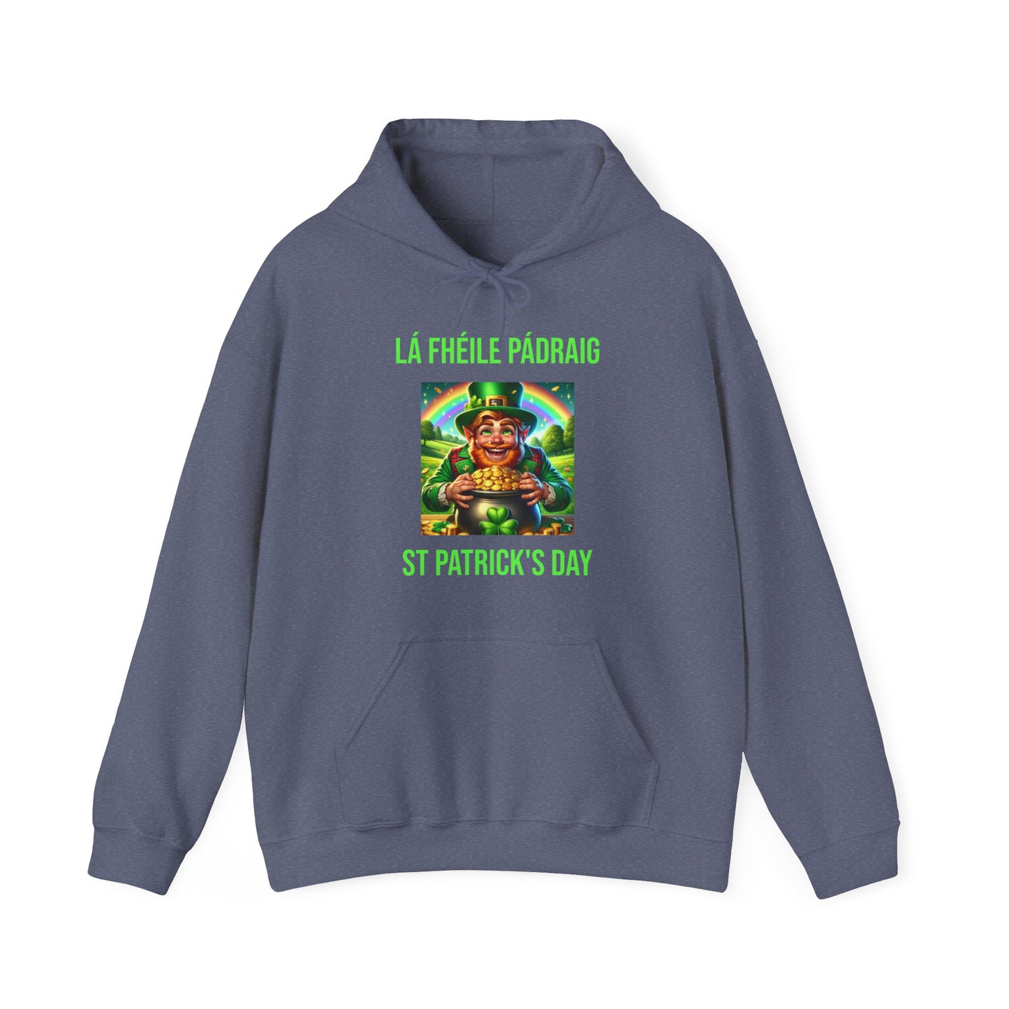 Lá fhéile Pádraig/St Patrick's Day - Unisex Heavy Blend™ Hooded Sweatshirt
