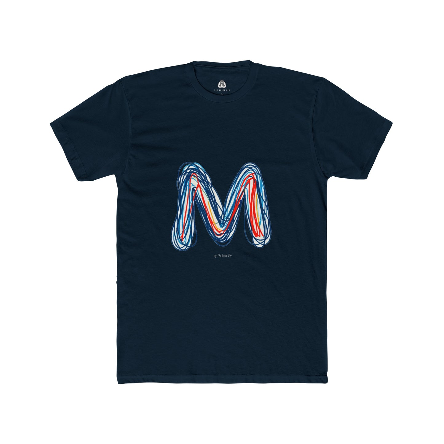 Scribbles (Letter M) T-Shirt - Men