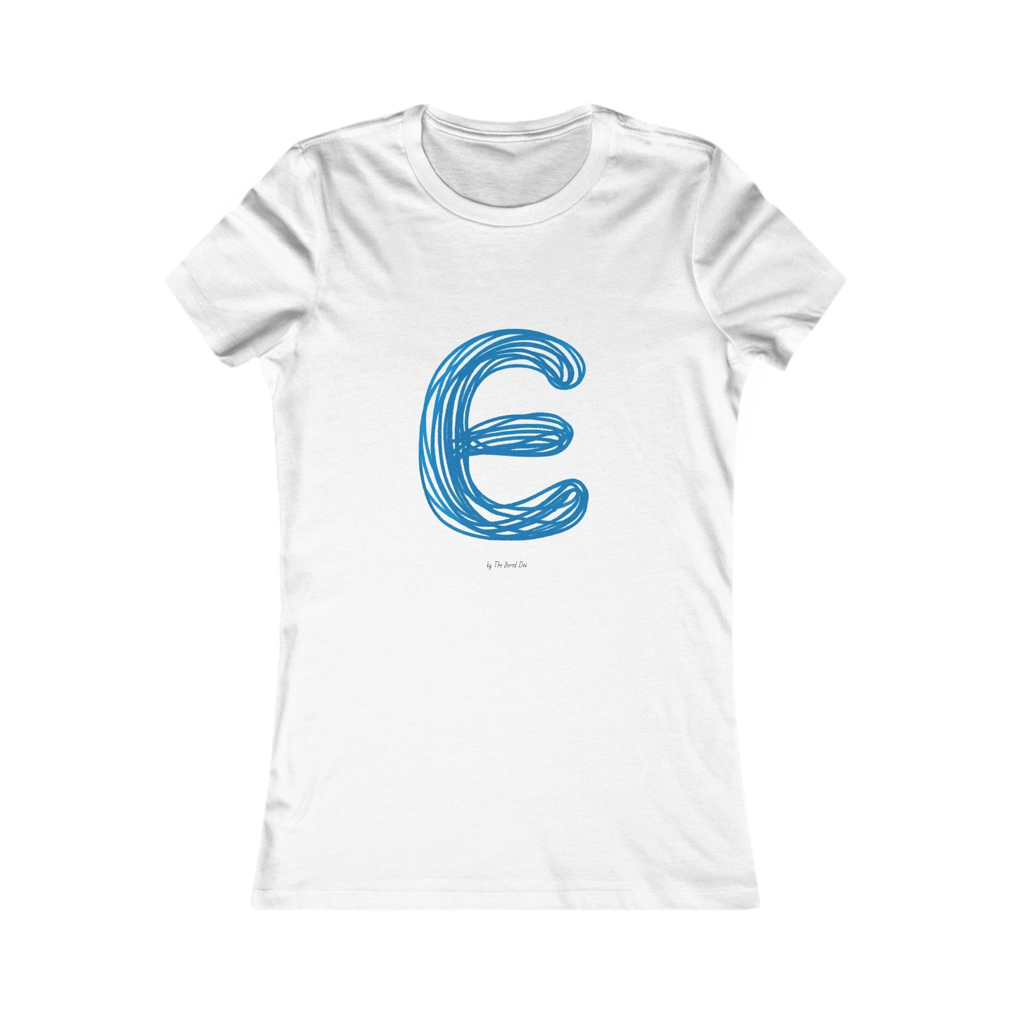Scribbles (Letter E) T-shirt - Women's Favorite Tee