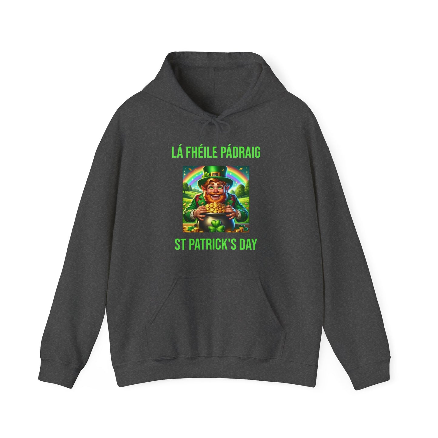 Lá fhéile Pádraig/St Patrick's Day - Unisex Heavy Blend™ Hooded Sweatshirt