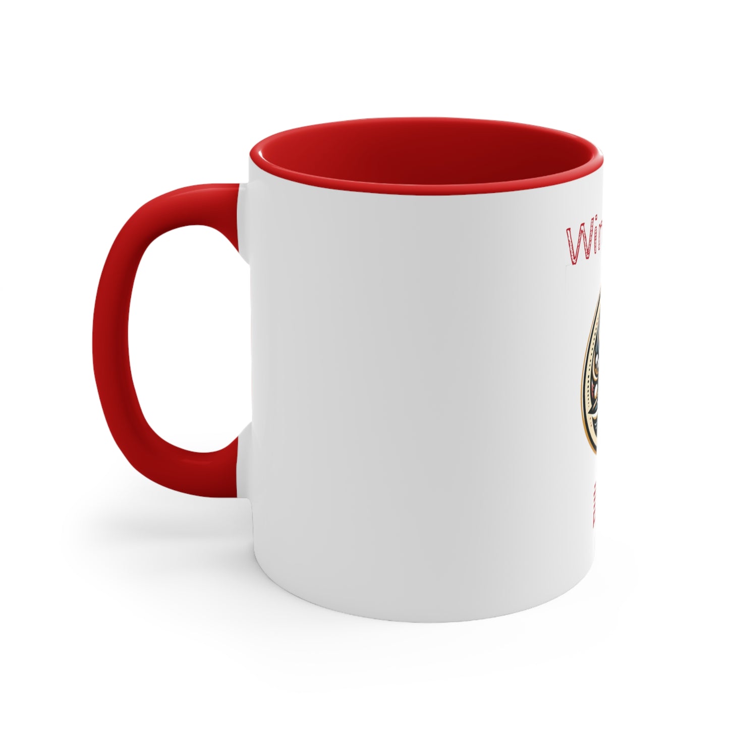 Wing Chun Colorful Emblem - Accent Coffee Mug, 11oz