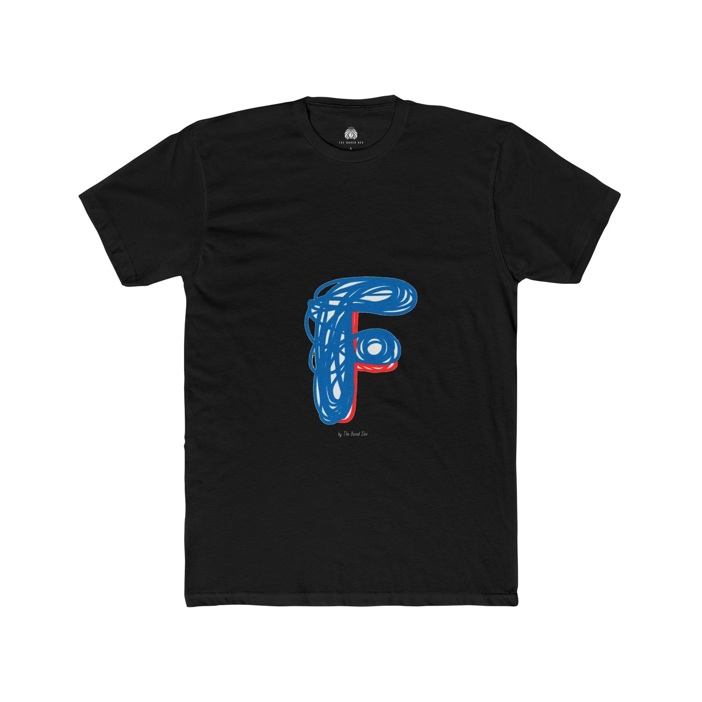 Scribbles (Letter F) T-Shirt - Men