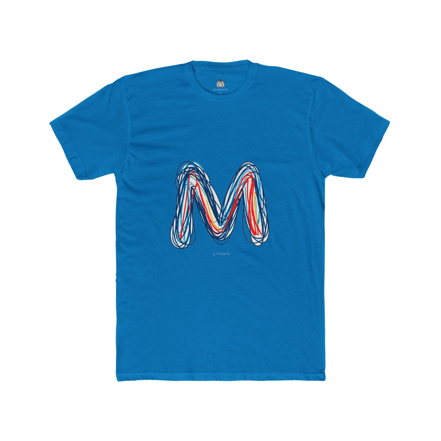 Scribbles (Letter M) T-Shirt - Men