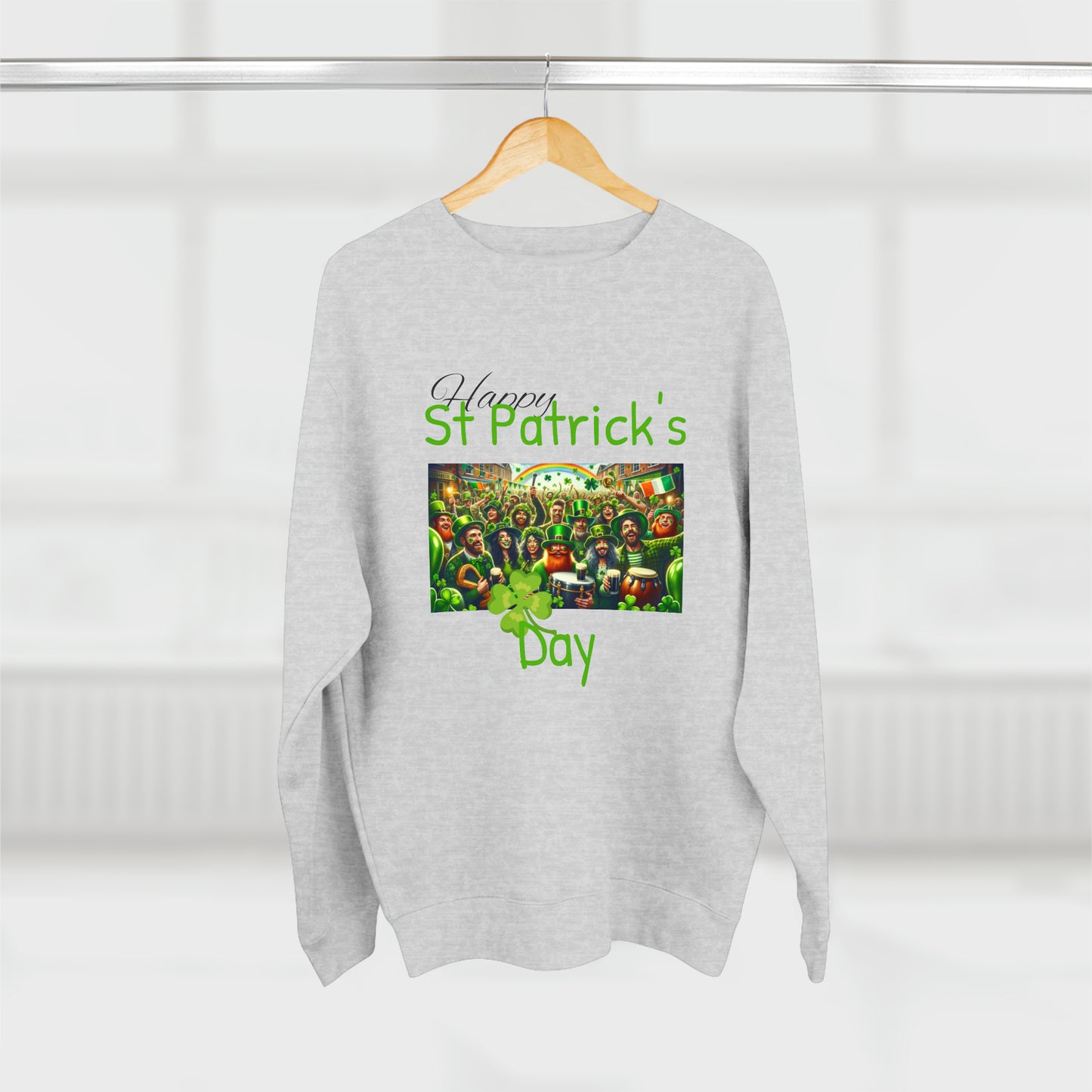 Happy St Patrick's Day - Unisex Crewneck Sweatshirt
