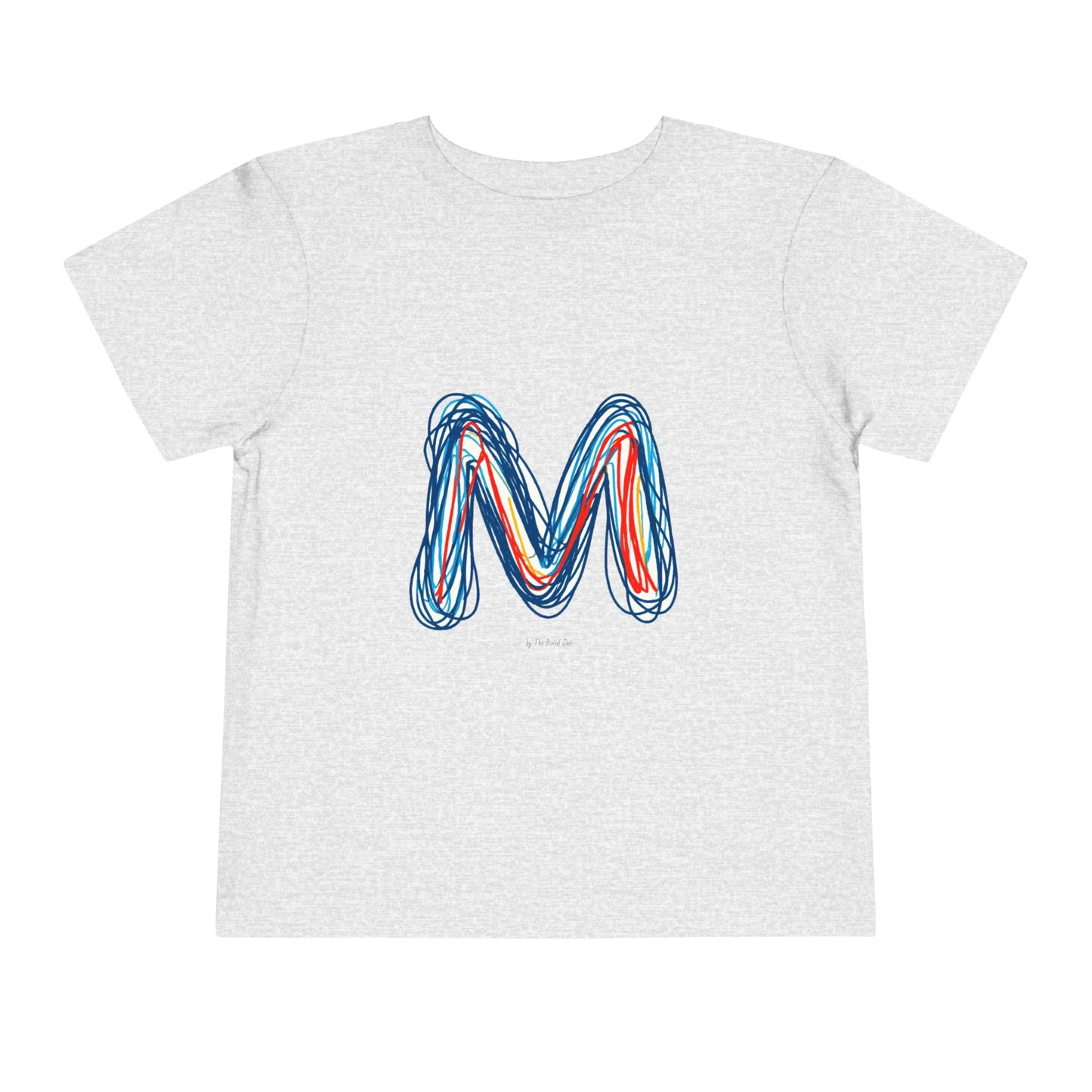 Scribbles (Letter M) T-Shirt - Toddler Short Sleeve Tee