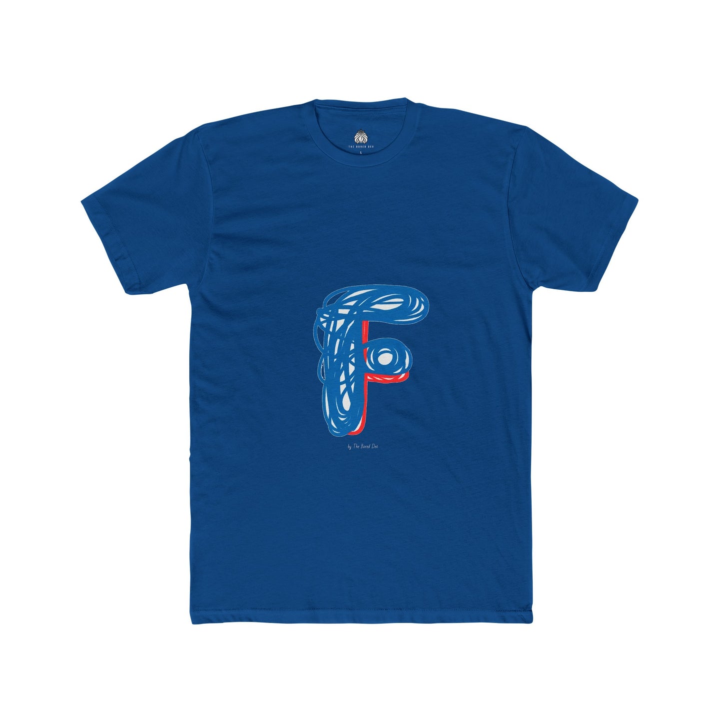Scribbles (Letter F) T-Shirt - Men