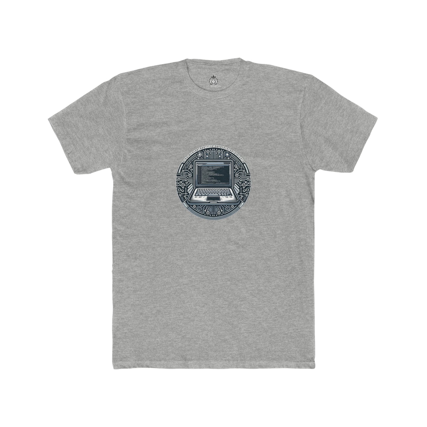 Coding Laptop Emblem - Men T-Shirt