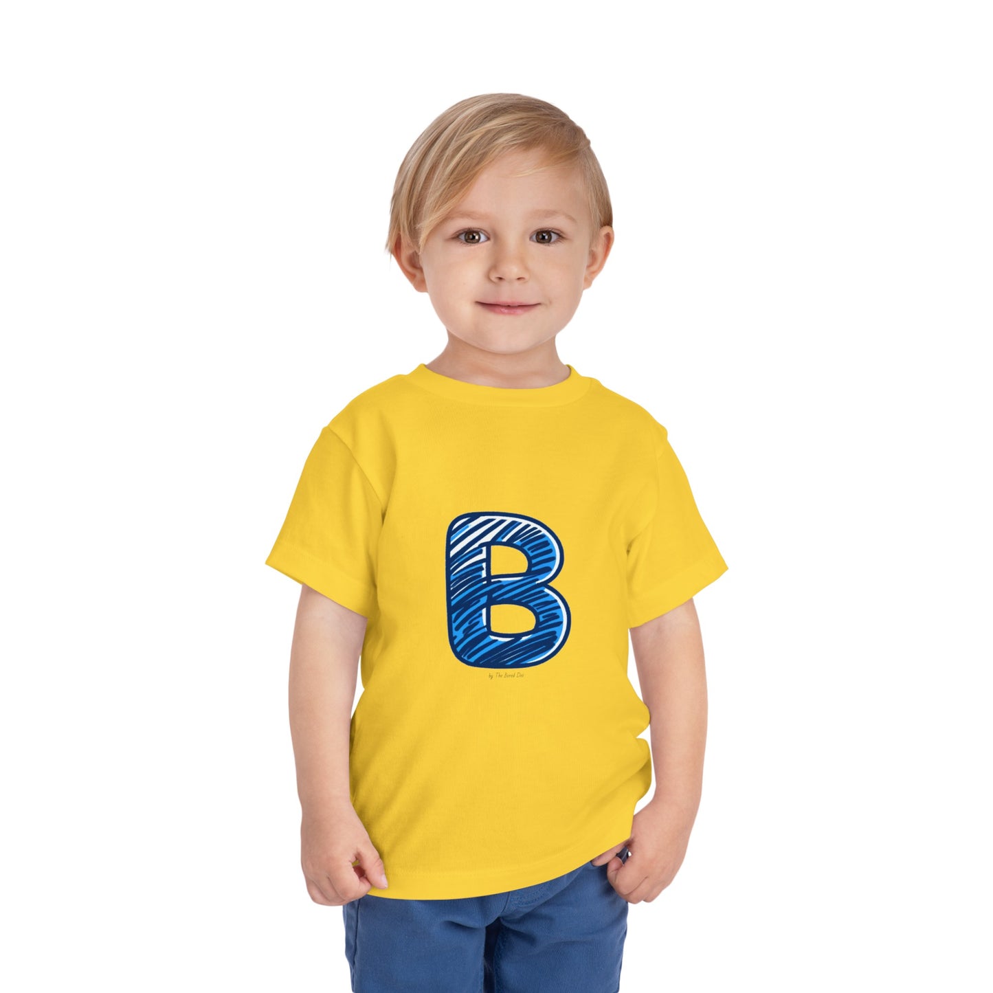 Scribbles (Letter B) T-Shirt - Toddler Short Sleeve Tee