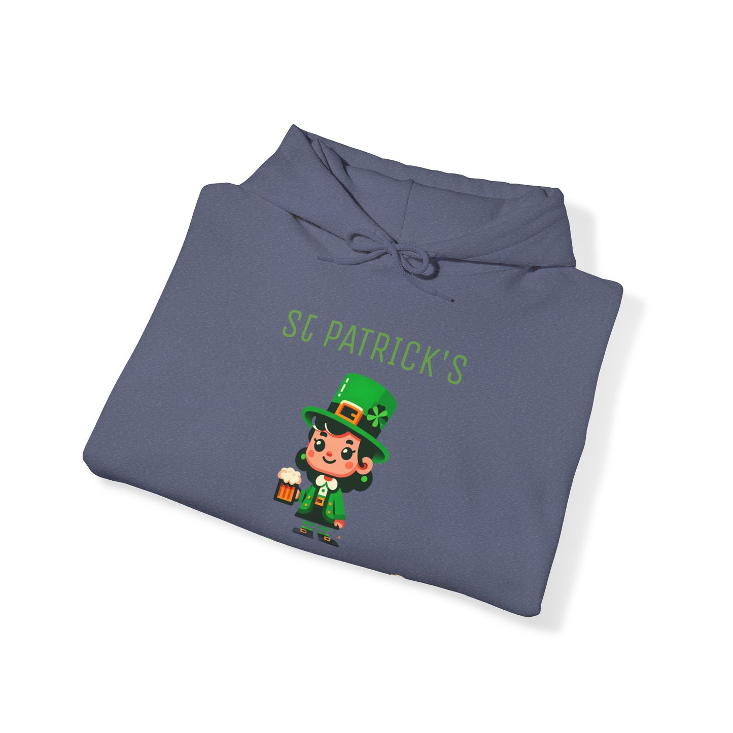 Saint Patrick's Is Here Female - Unisex Heavy Blend™ Hooded Sweatshirt
