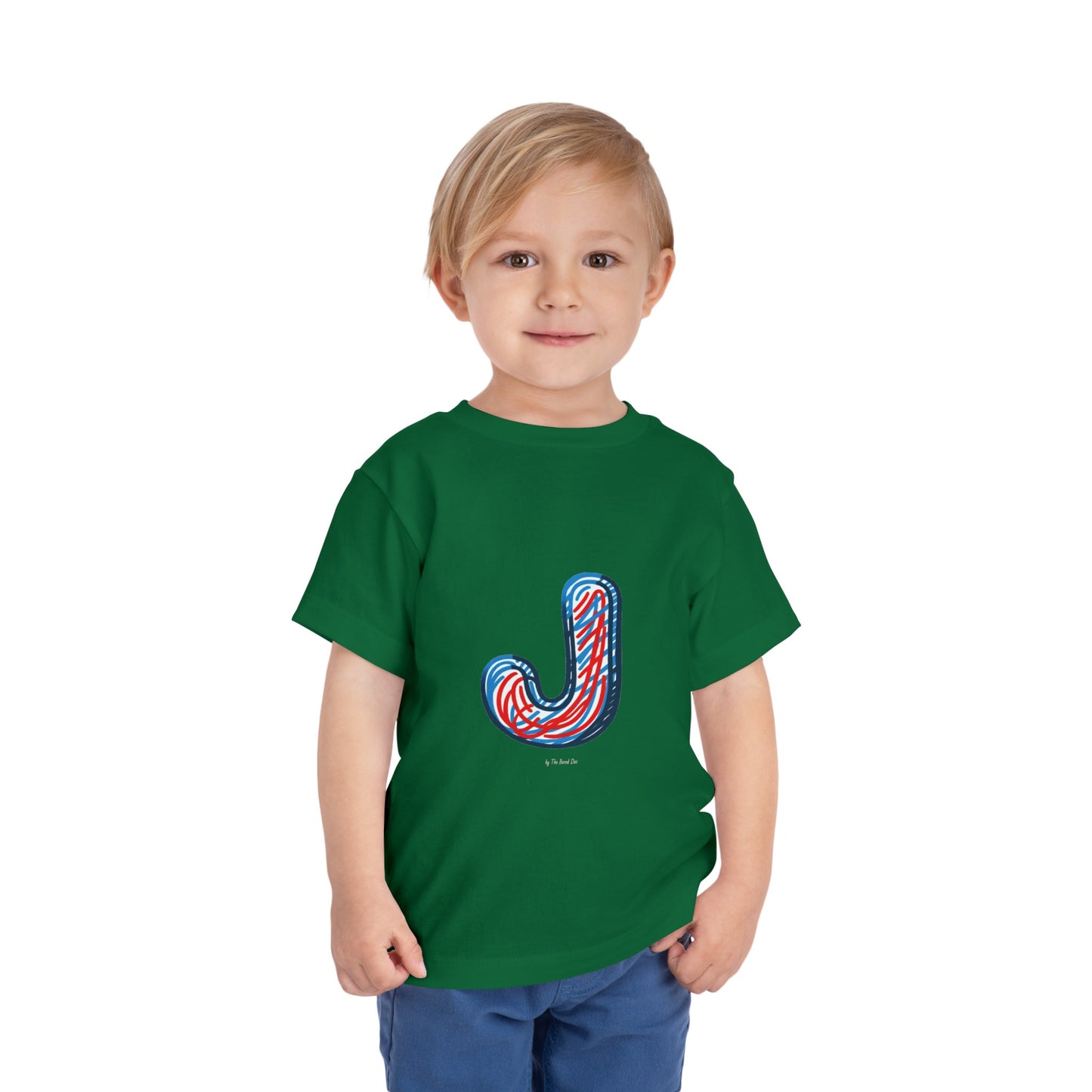 Scribbles (Letter J) T-Shirt - Toddler Short Sleeve Tee