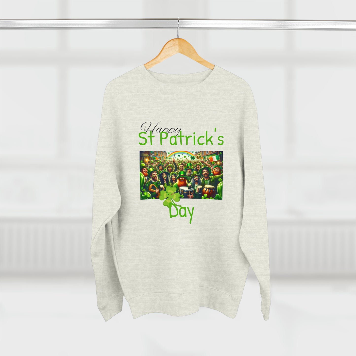 Happy St Patrick's Day - Unisex Crewneck Sweatshirt