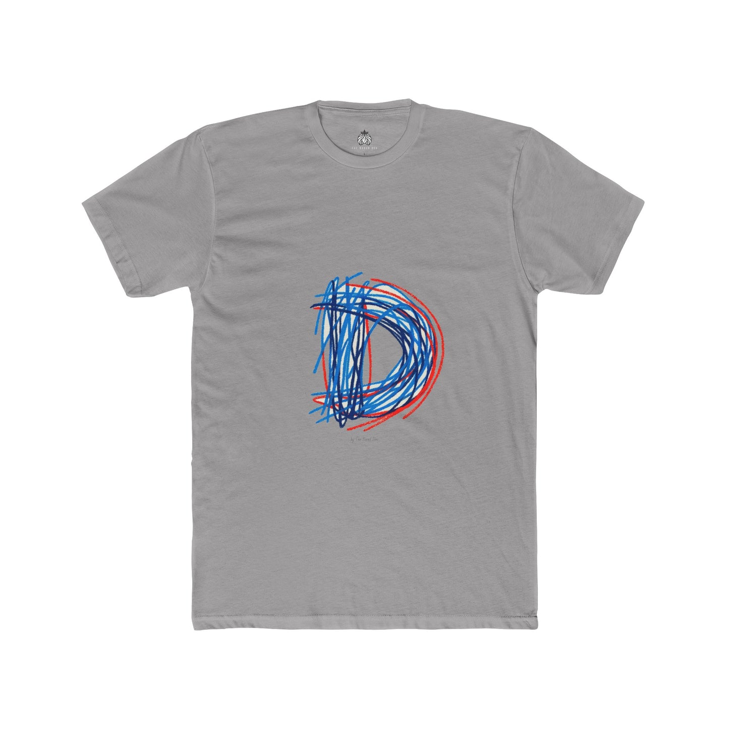 Scribbles (Letter D) T-Shirt - Men