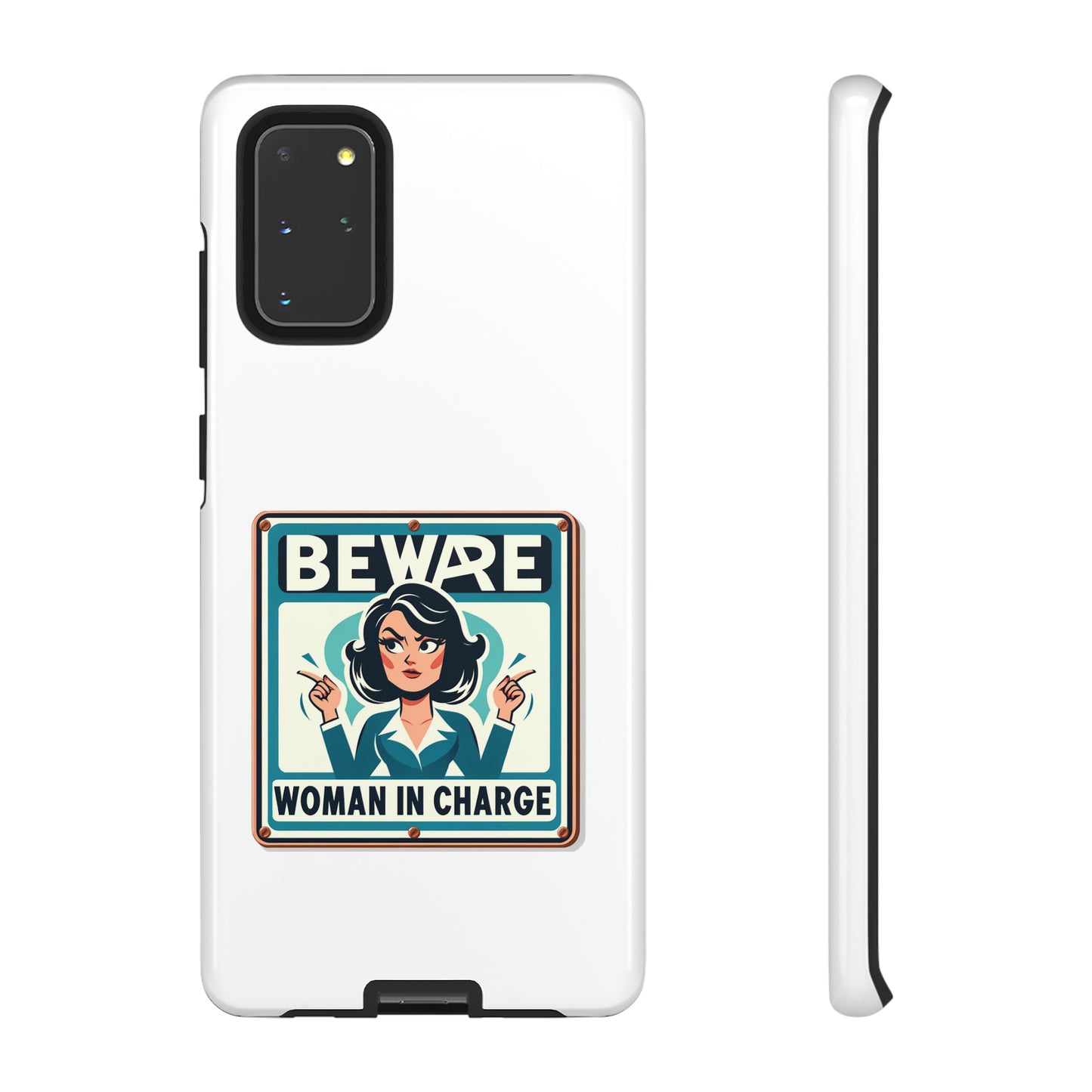 Woman In Charge (Retro 70s - White) - Tough Cases