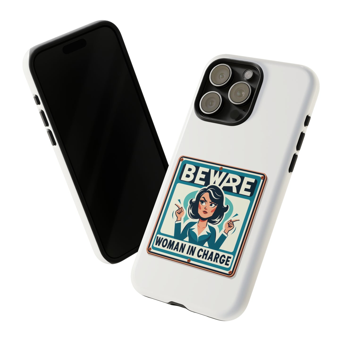 Woman In Charge (Retro 70s - White) - Tough Cases