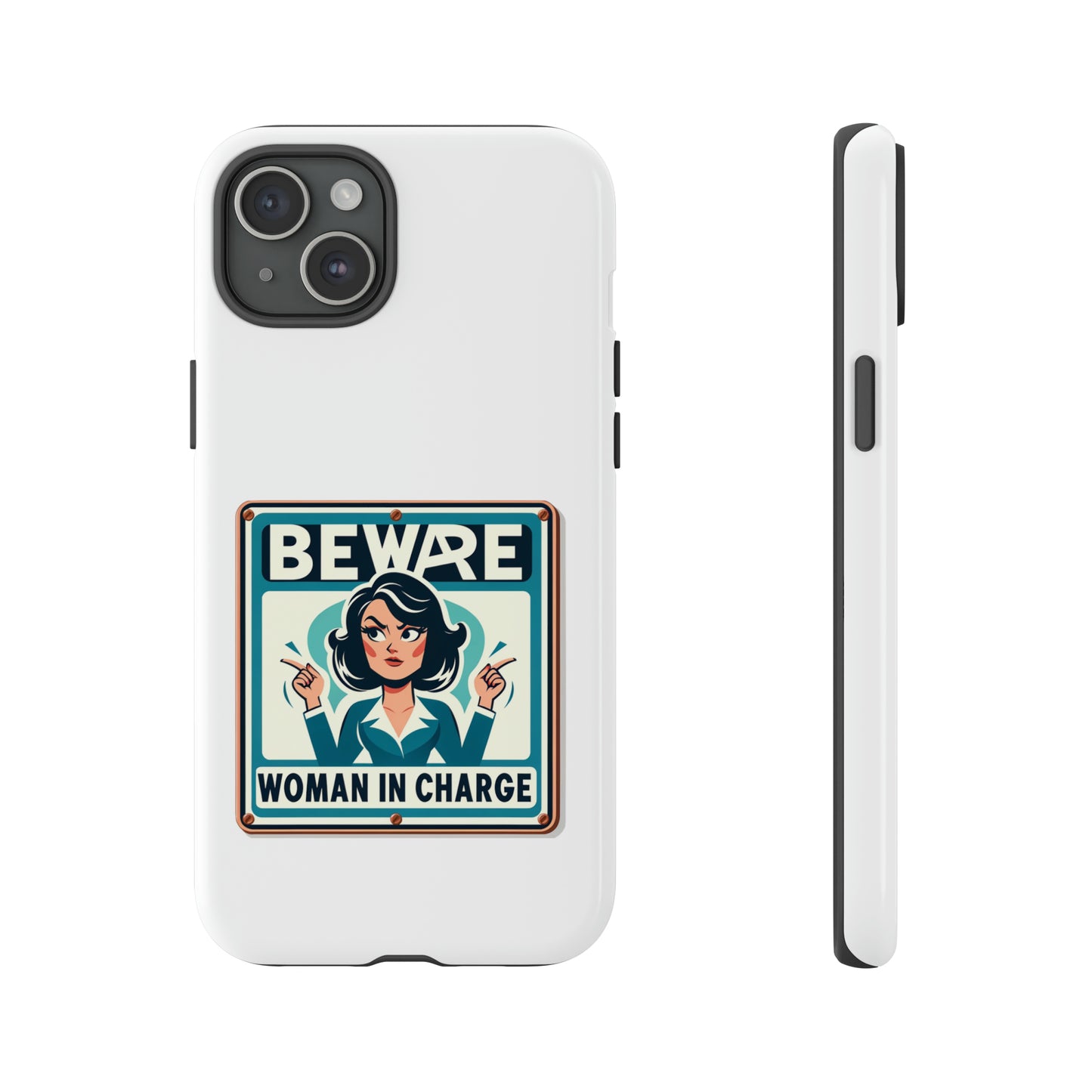Woman In Charge (Retro 70s - White) - Tough Cases