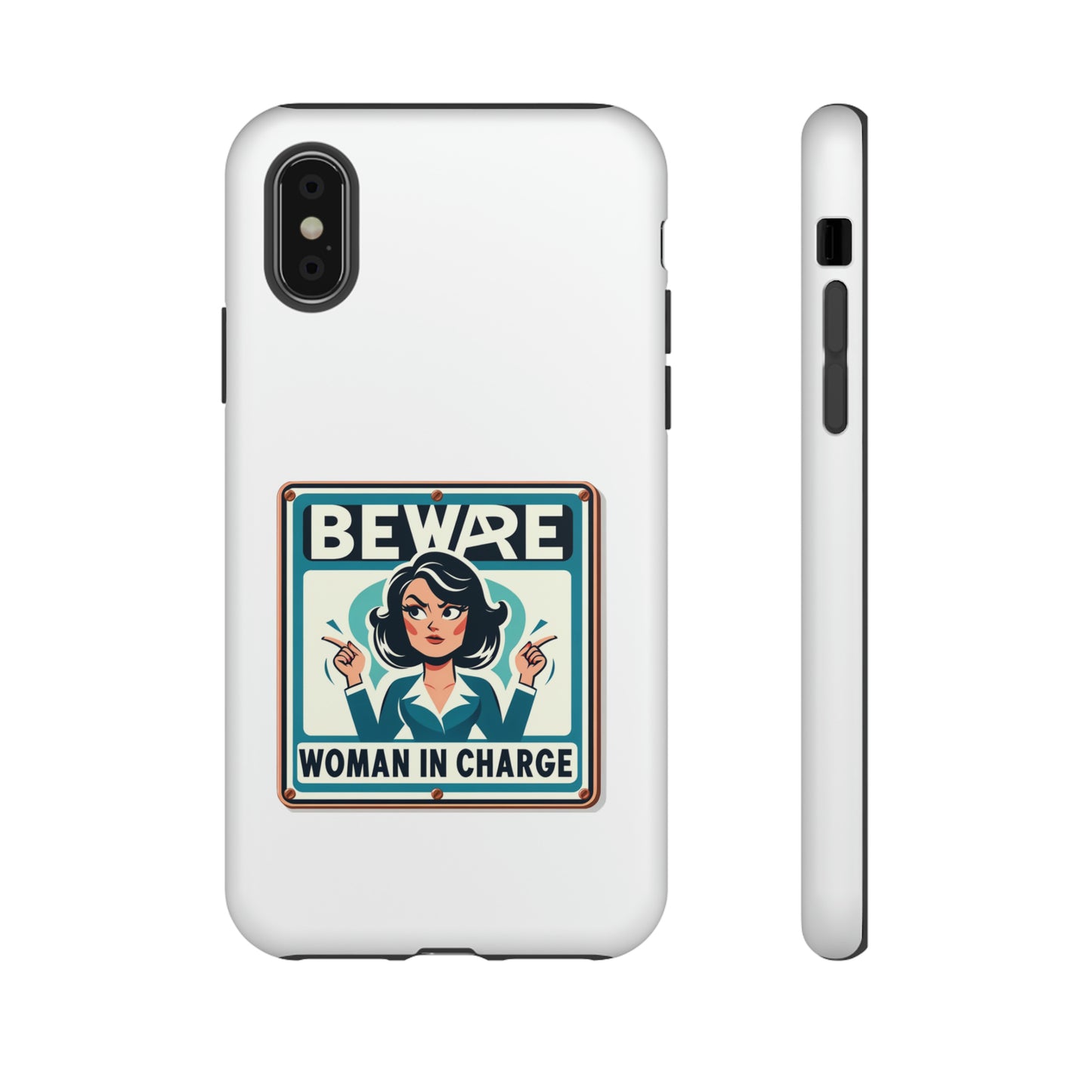 Woman In Charge (Retro 70s - White) - Tough Cases
