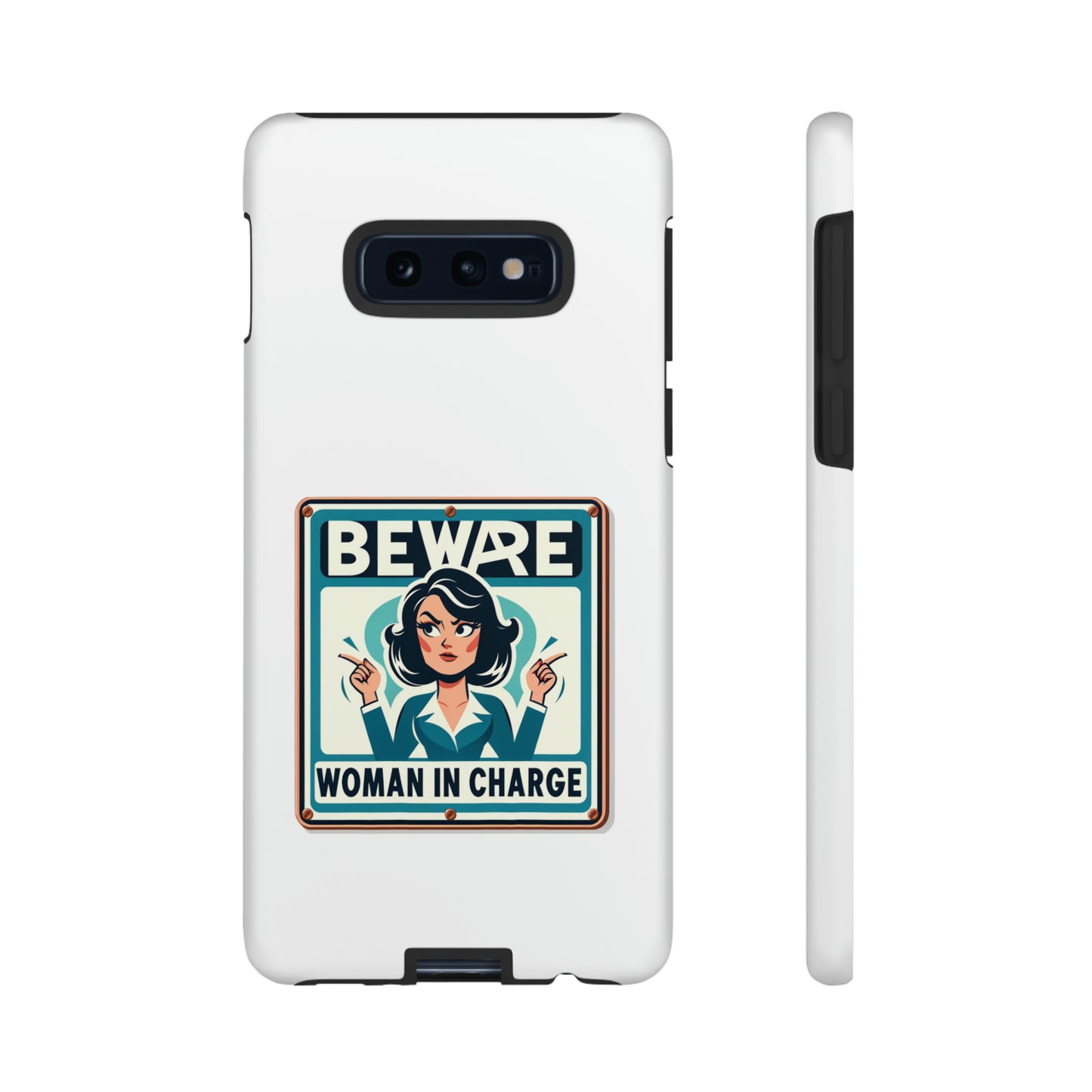 Woman In Charge (Retro 70s - White) - Tough Cases