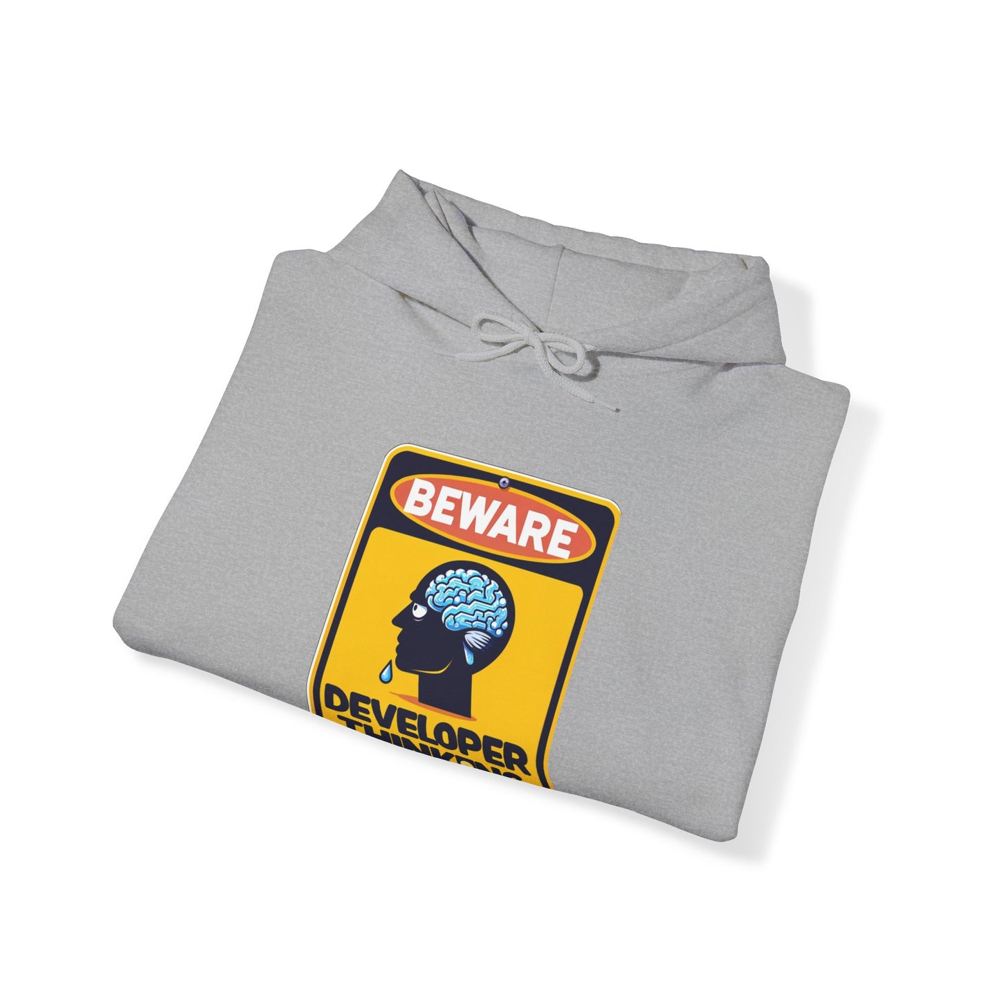 Beware Developer Thinking - Unisex Heavy Blend™ Hooded Sweatshirt