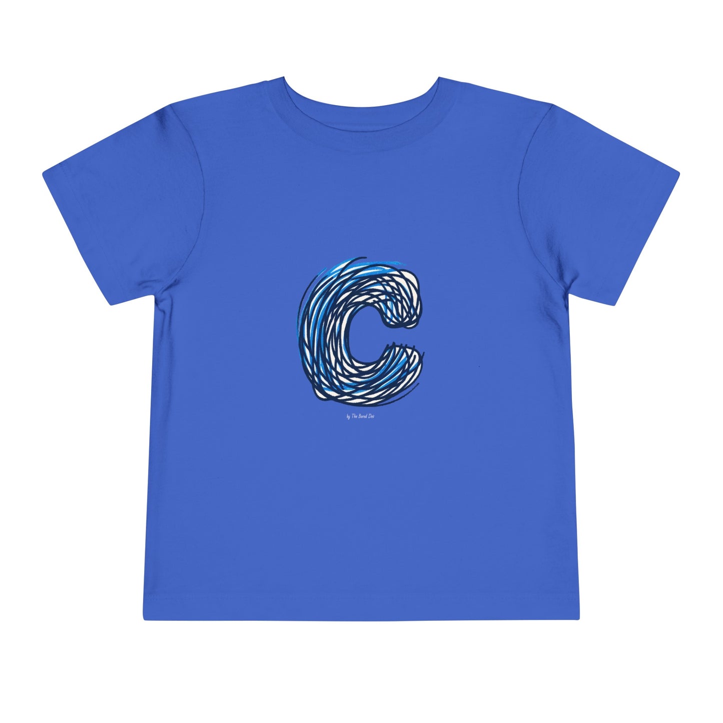 Scribbles (Letter C) T-Shirt - Toddler Short Sleeve Tee