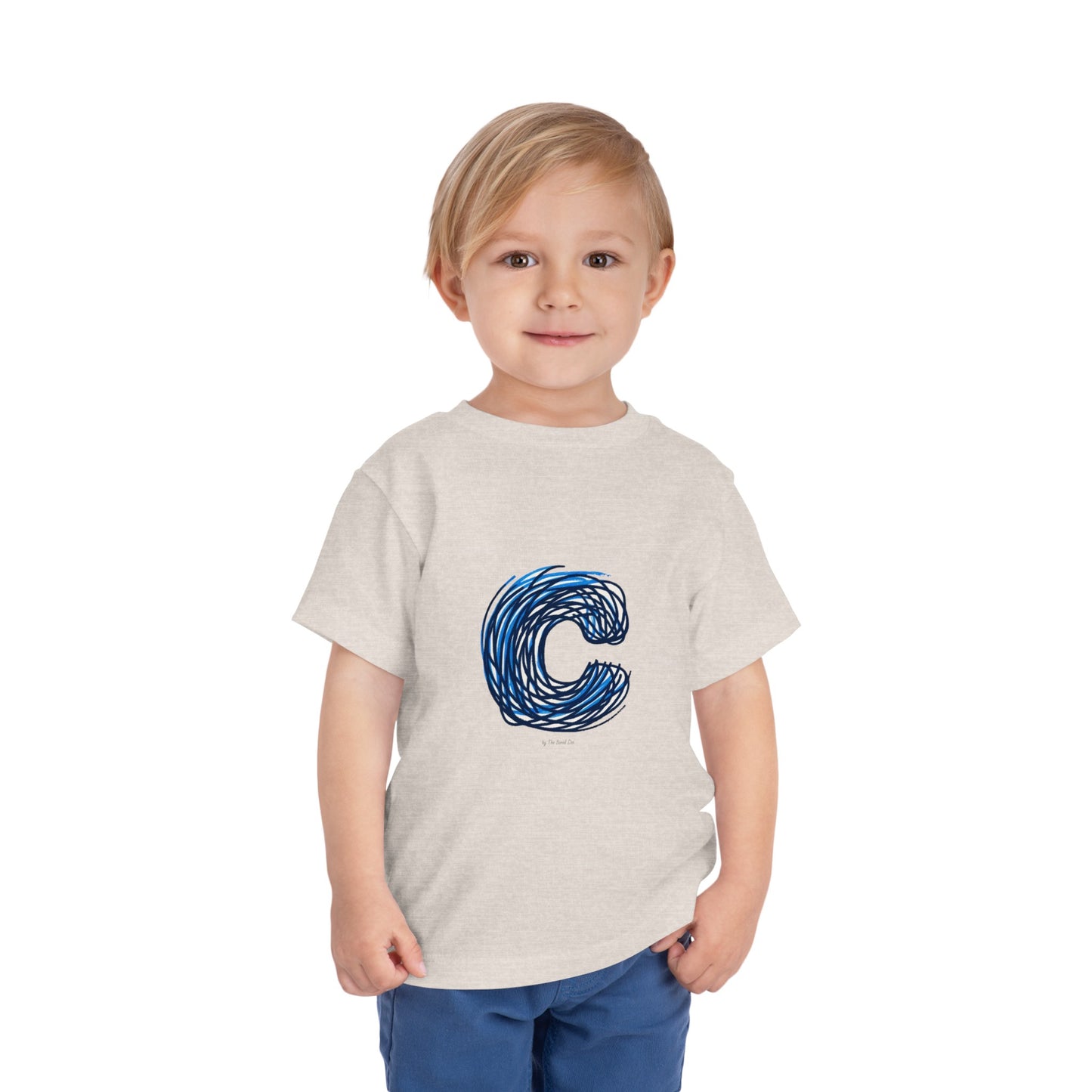 Scribbles (Letter C) T-Shirt - Toddler Short Sleeve Tee