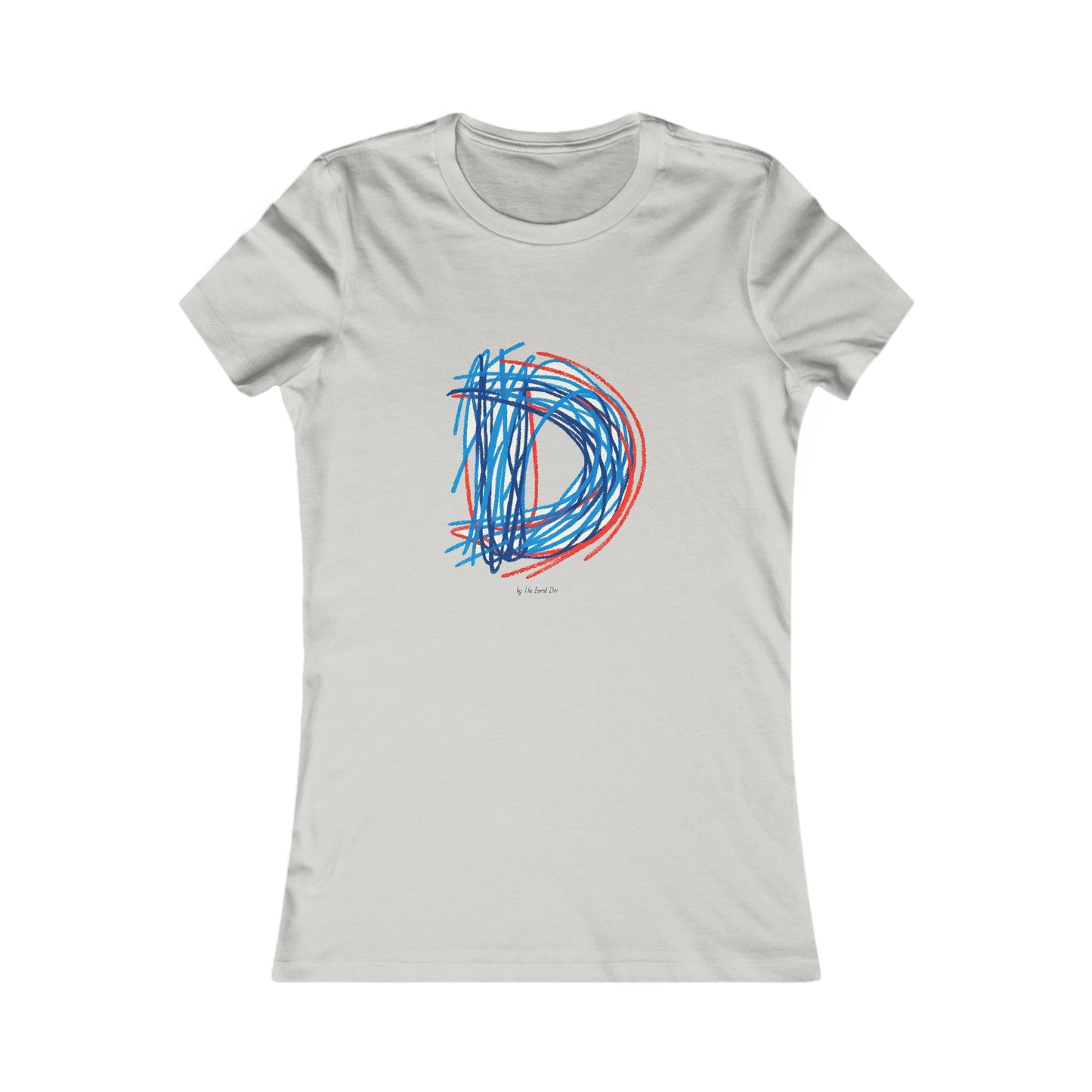 Scribbles (Letter D) T-shirt - Women's Favorite Tee