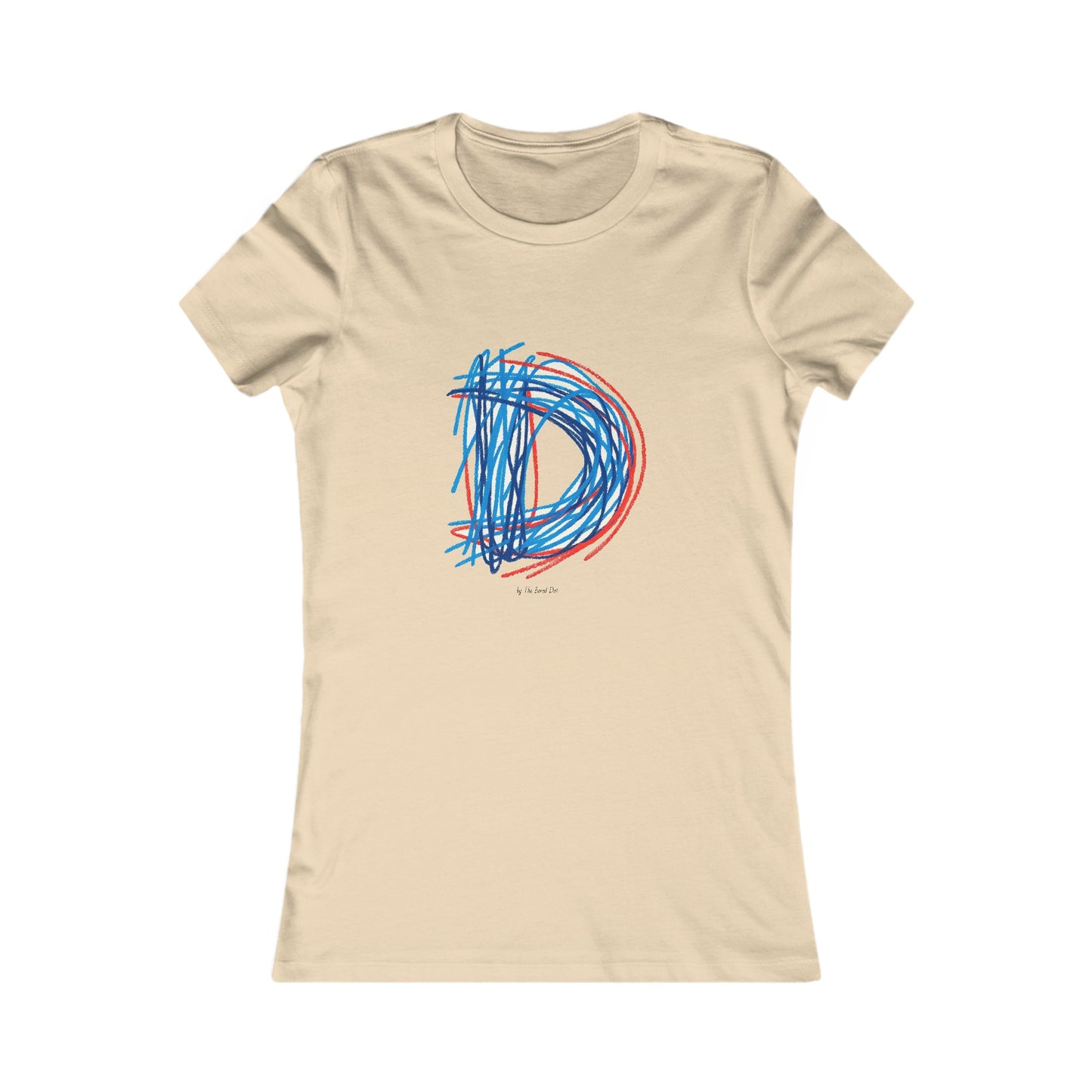 Scribbles (Letter D) T-shirt - Women's Favorite Tee
