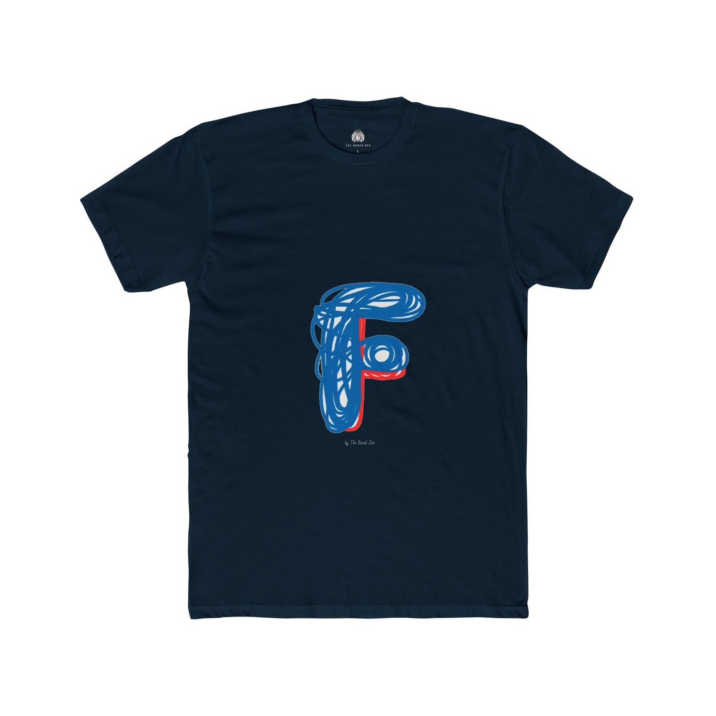 Scribbles (Letter F) T-Shirt - Men