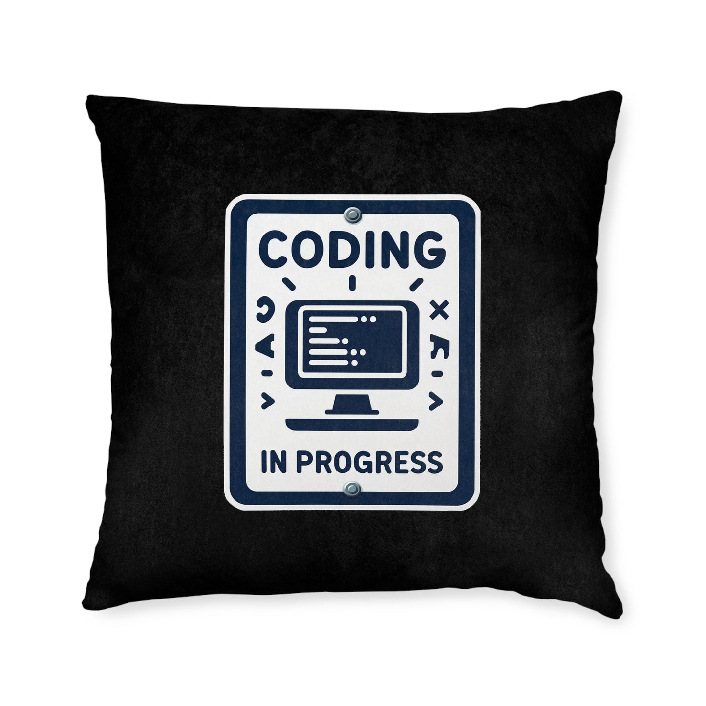 Coding In Progress - Square Pillow