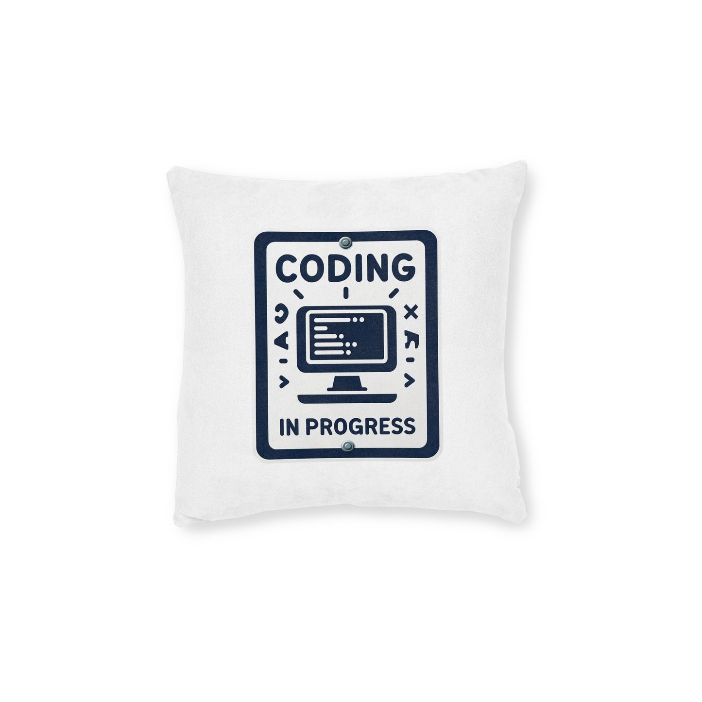 Coding In Progress - Square Pillow