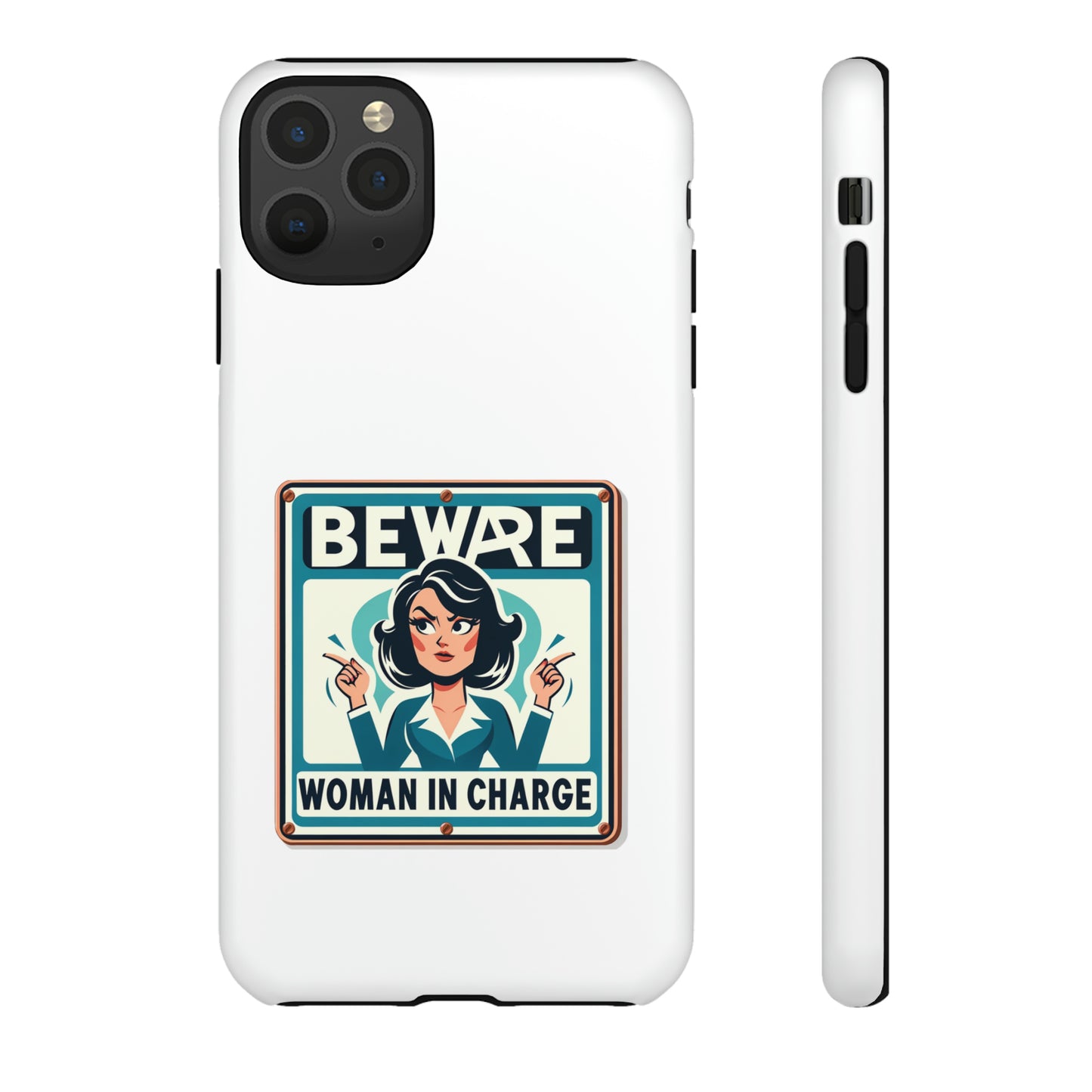 Woman In Charge (Retro 70s - White) - Tough Cases