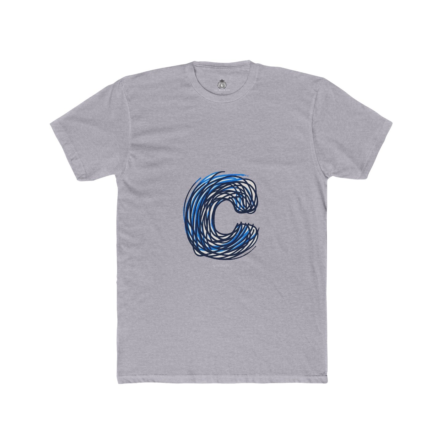 Scribbles (Letter C) T-Shirt - Men