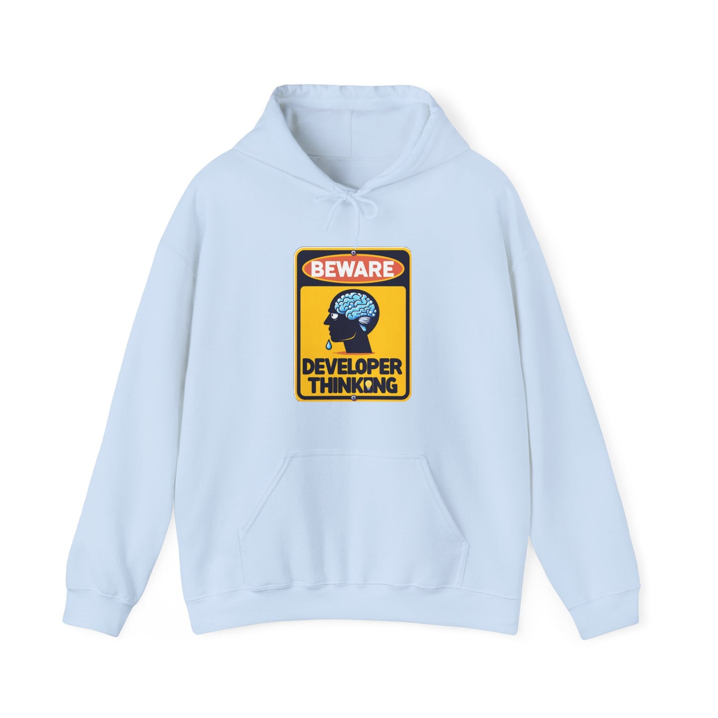 Beware Developer Thinking - Unisex Heavy Blend™ Hooded Sweatshirt