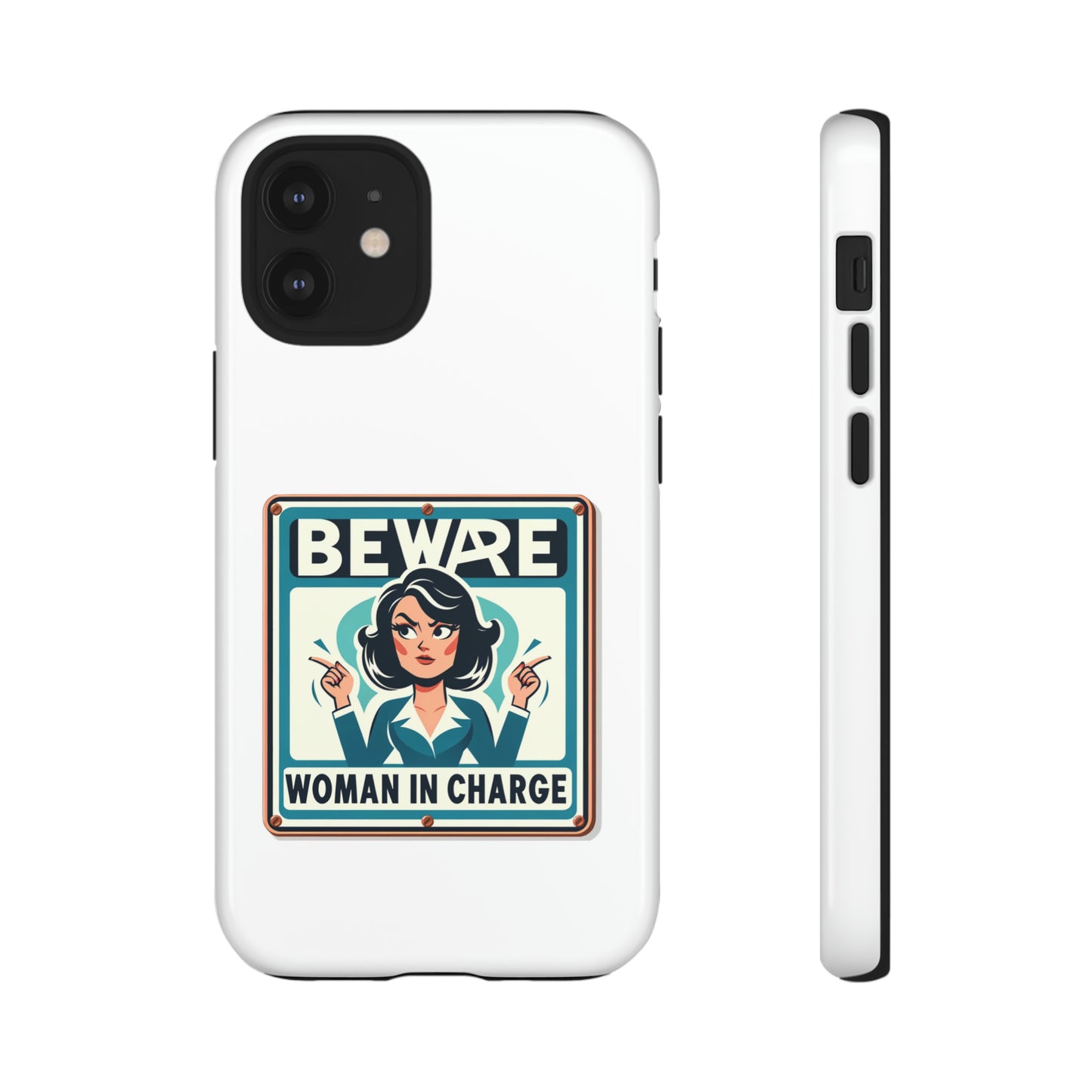 Woman In Charge (Retro 70s - White) - Tough Cases