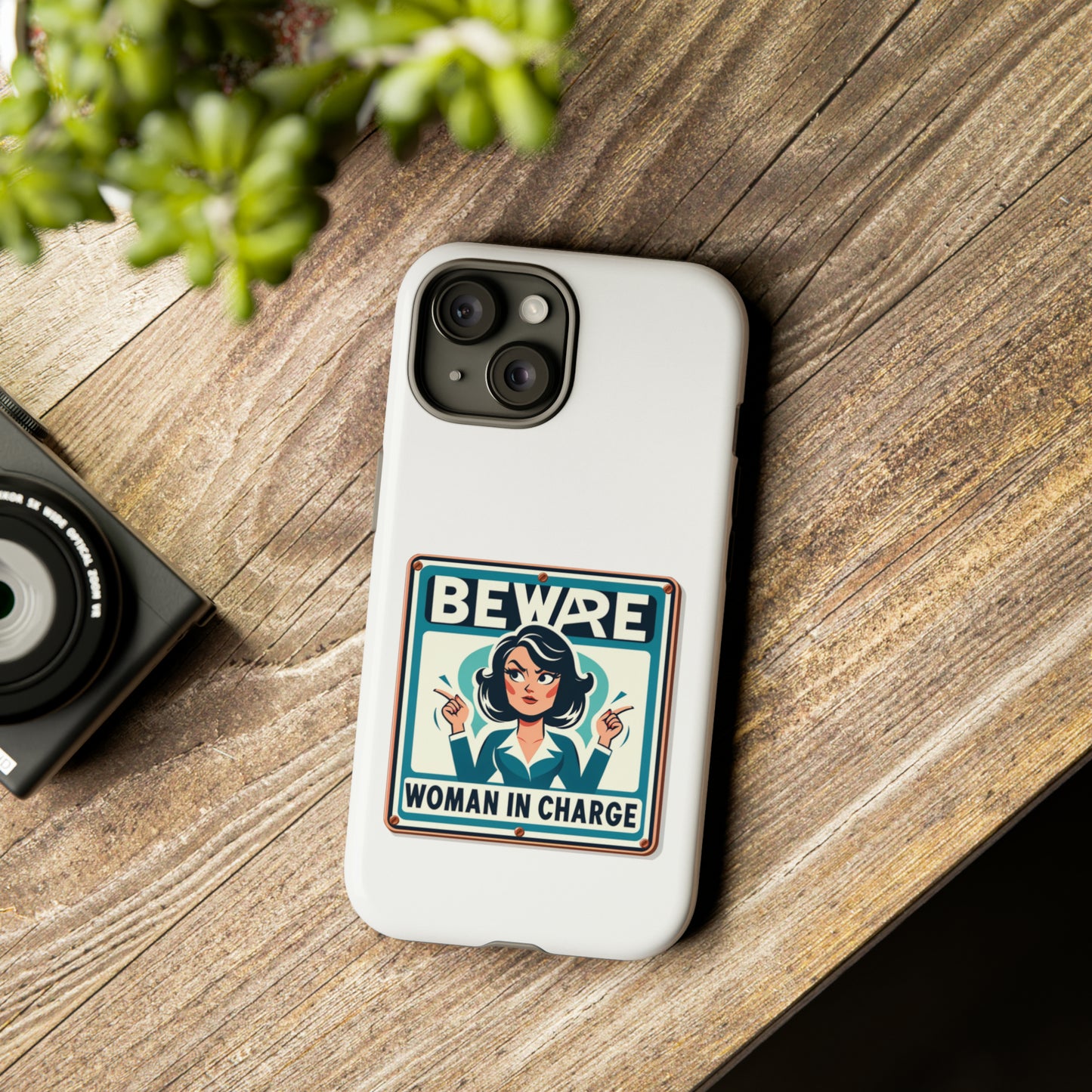 Woman In Charge (Retro 70s - White) - Tough Cases
