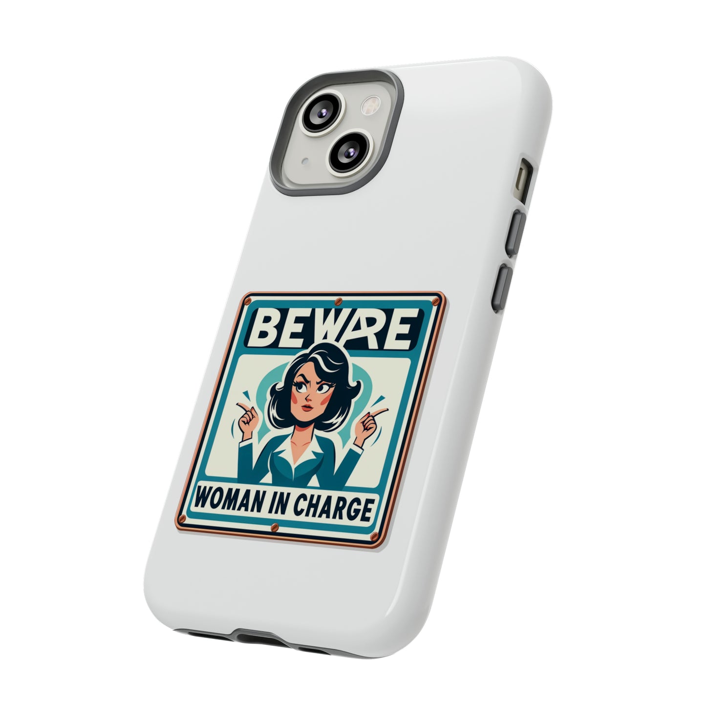 Woman In Charge (Retro 70s - White) - Tough Cases