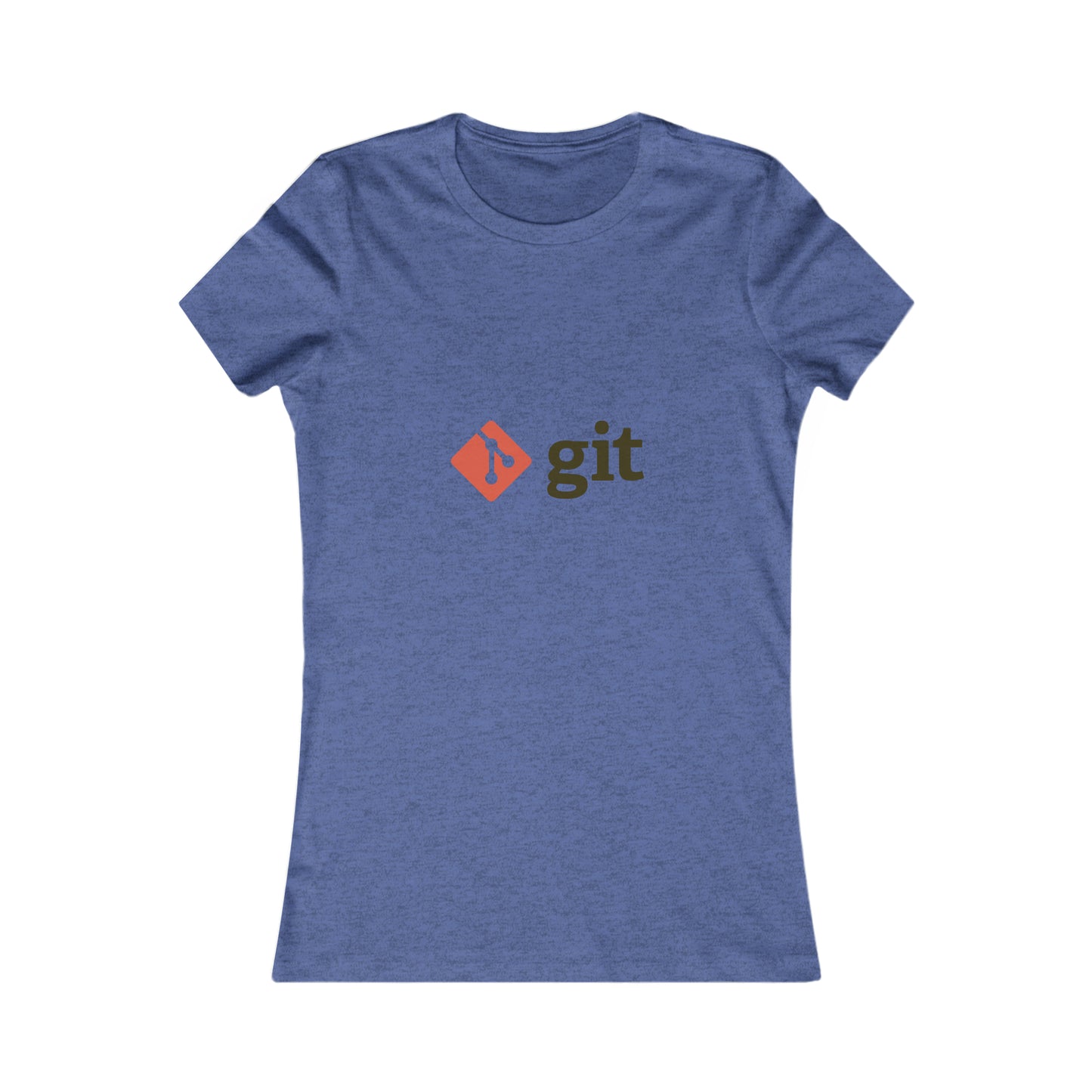 Git Logo & Text (Red) - Women's Favorite Tee