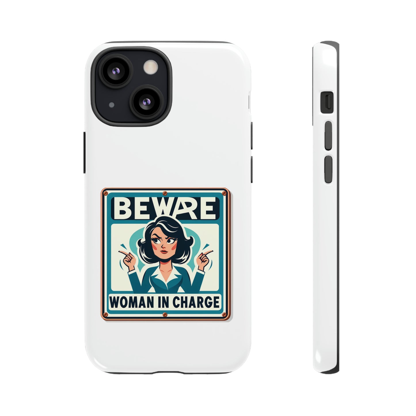 Woman In Charge (Retro 70s - White) - Tough Cases